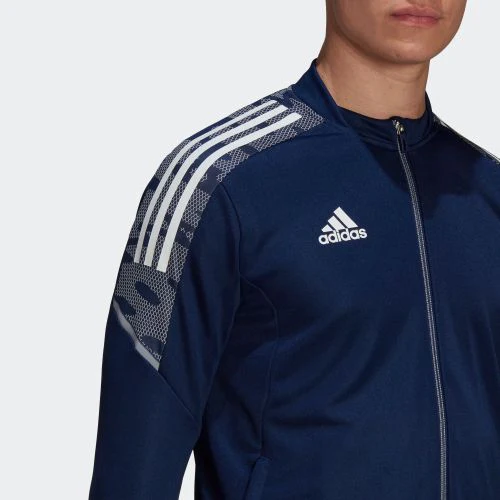 adidas Condivo 21 Training Jacket - Navy/White - Image 3