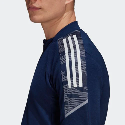 adidas Condivo 21 Training Jacket - Navy/White - Image 4