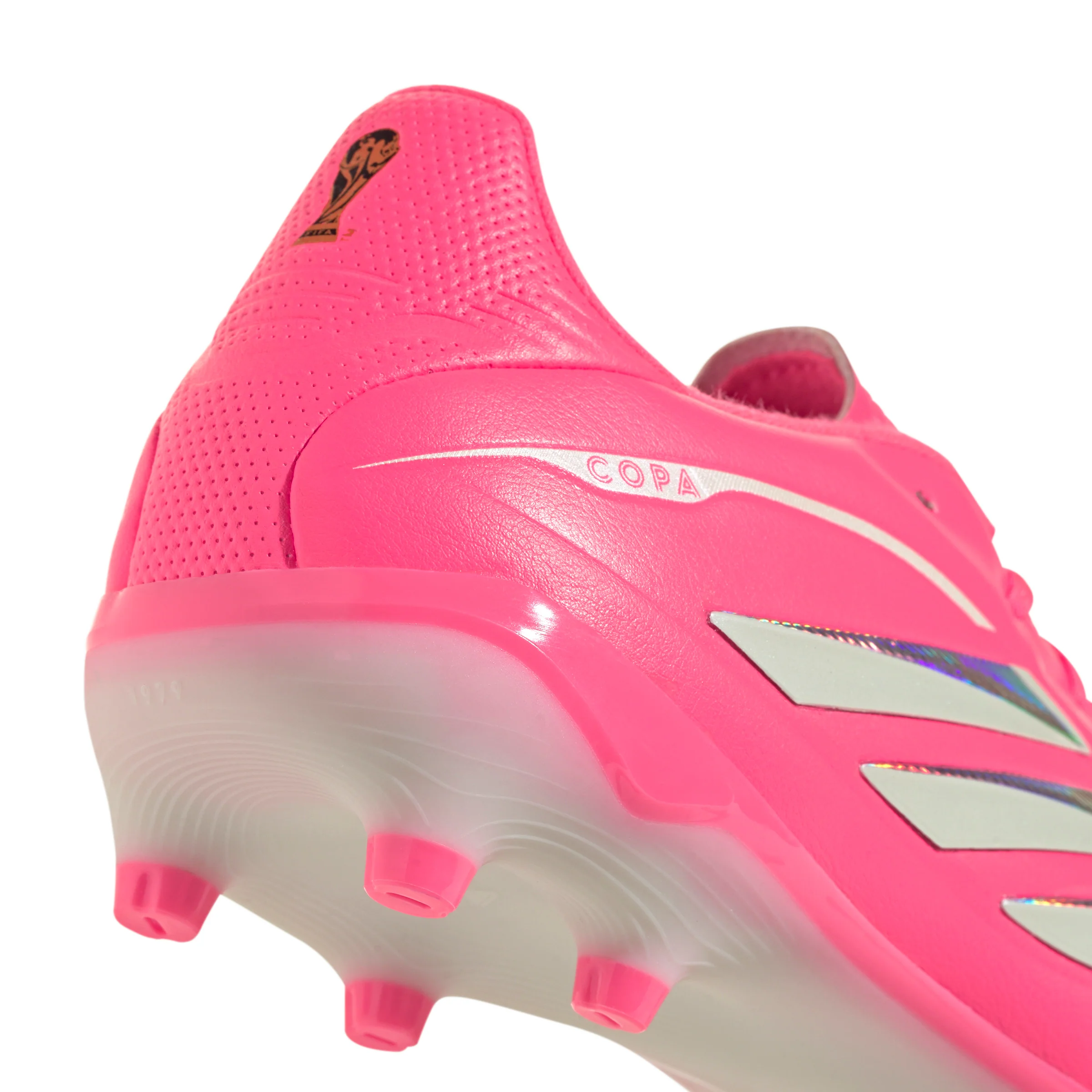 adidas Copa Pure IV League Junior FG Firm Ground Soccer Cleats- Solar Turbo/Ivory/Core Black - Image 7