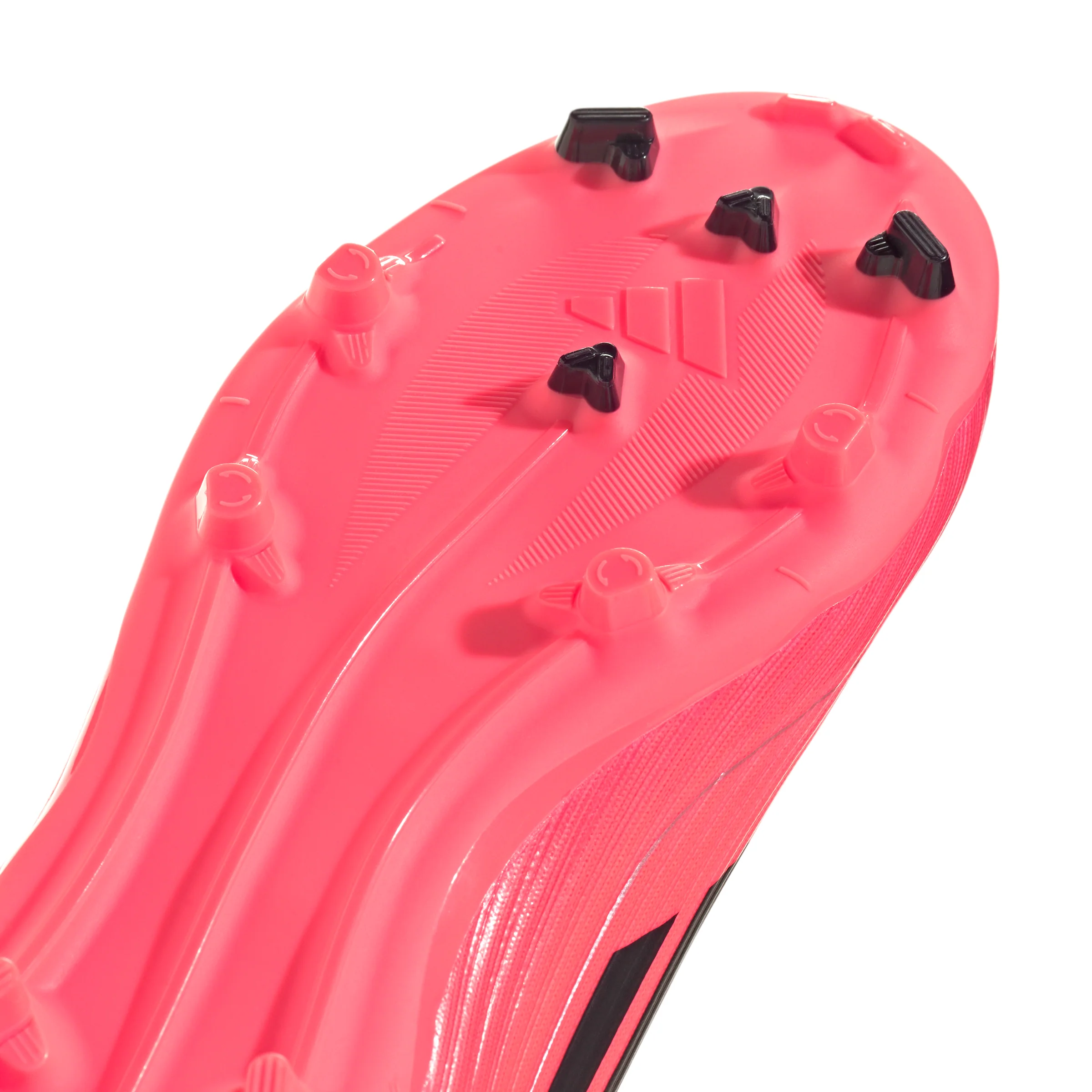 adidas F50 Junior League FG Firm Ground Soccer Cleats - Turbo/Aurora Black /Platinum Metallic - Image 8