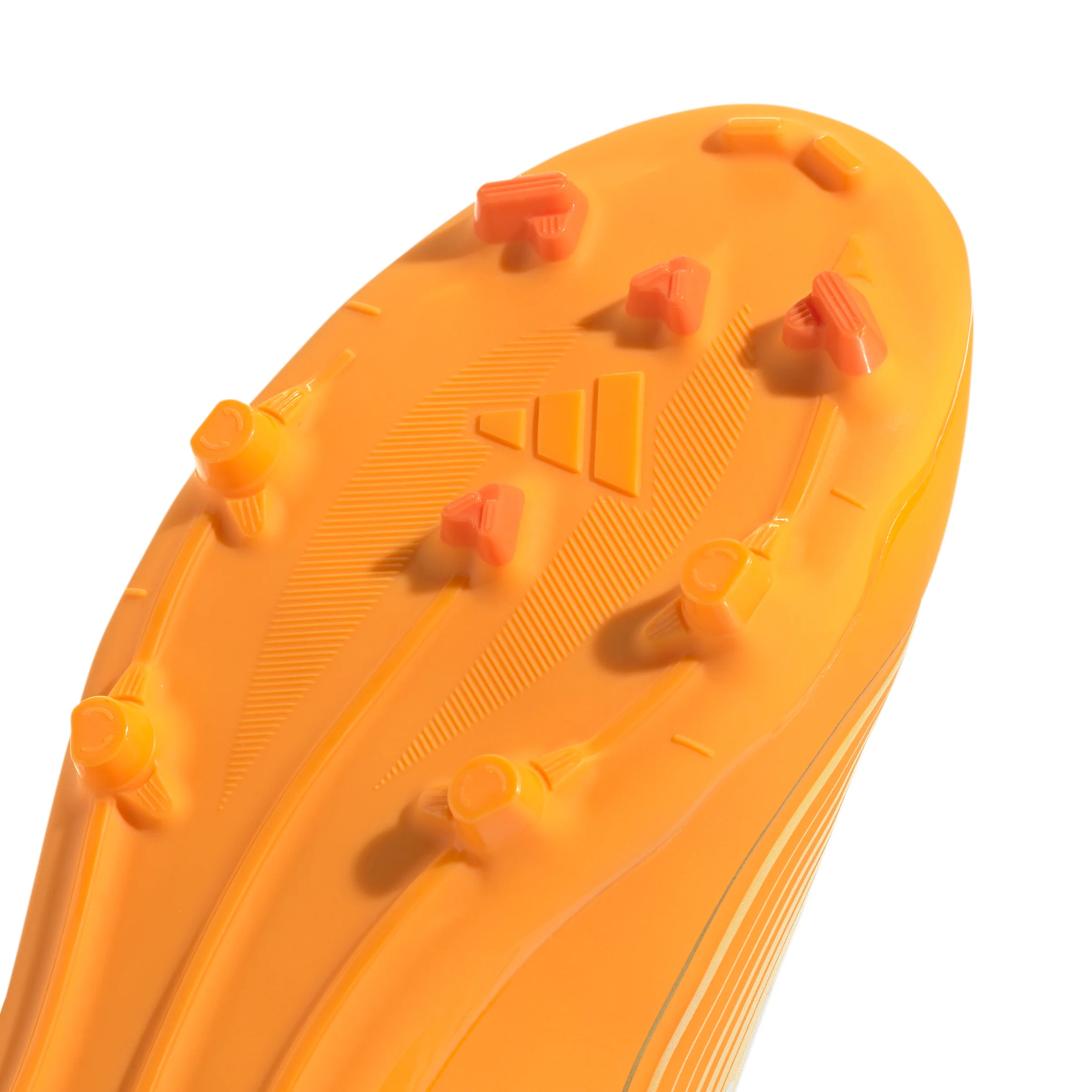 adidas Messi F50 League Junior FG Firm Ground Soccer Cleats -Ice Tangerine / Gold Metallic / Pure Tangerine - Image 7
