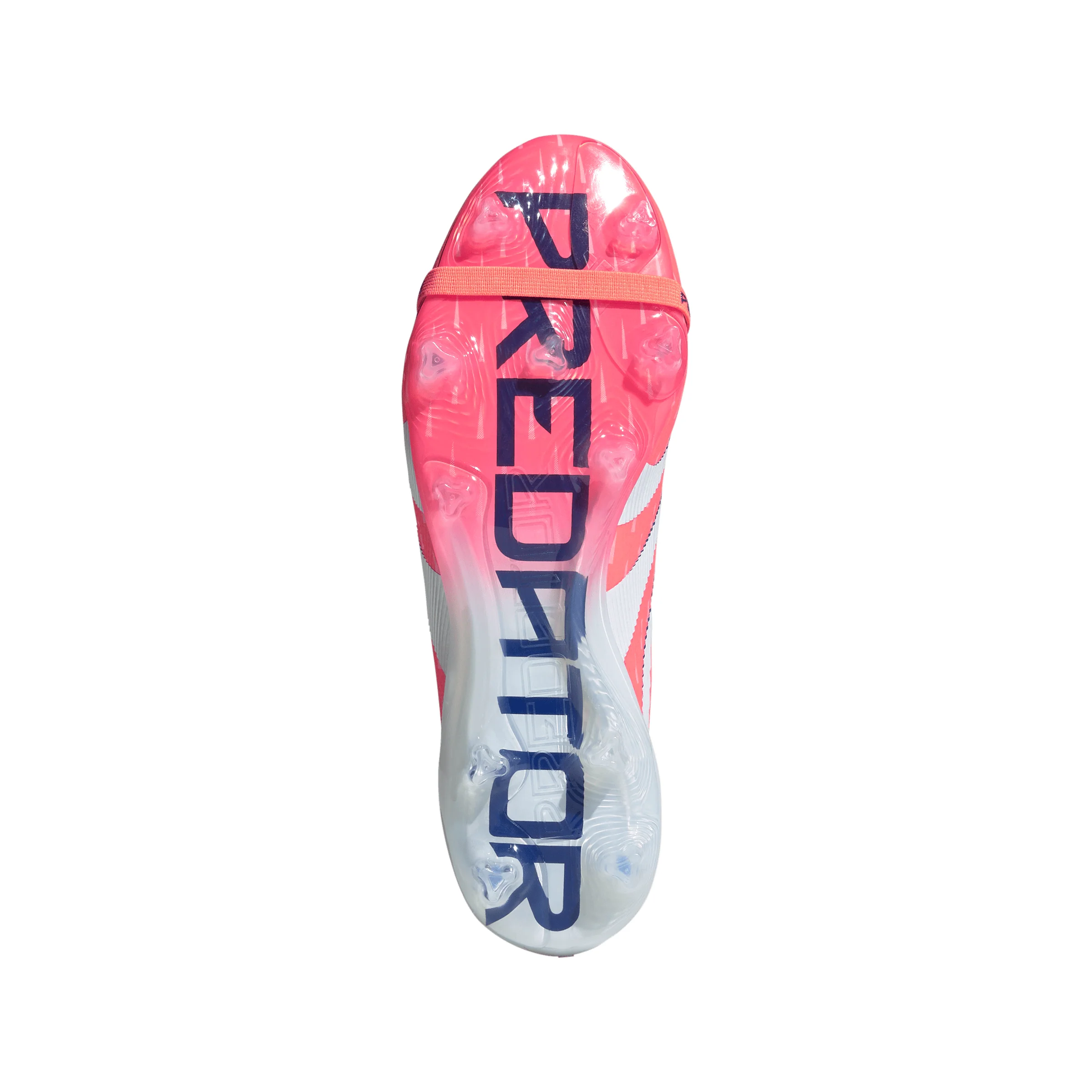 adidas Predator Elite FoldTongue FT FG Firm Ground Soccer Cleats- Signal Coral / Cloud White / Beam Orange - Image 5