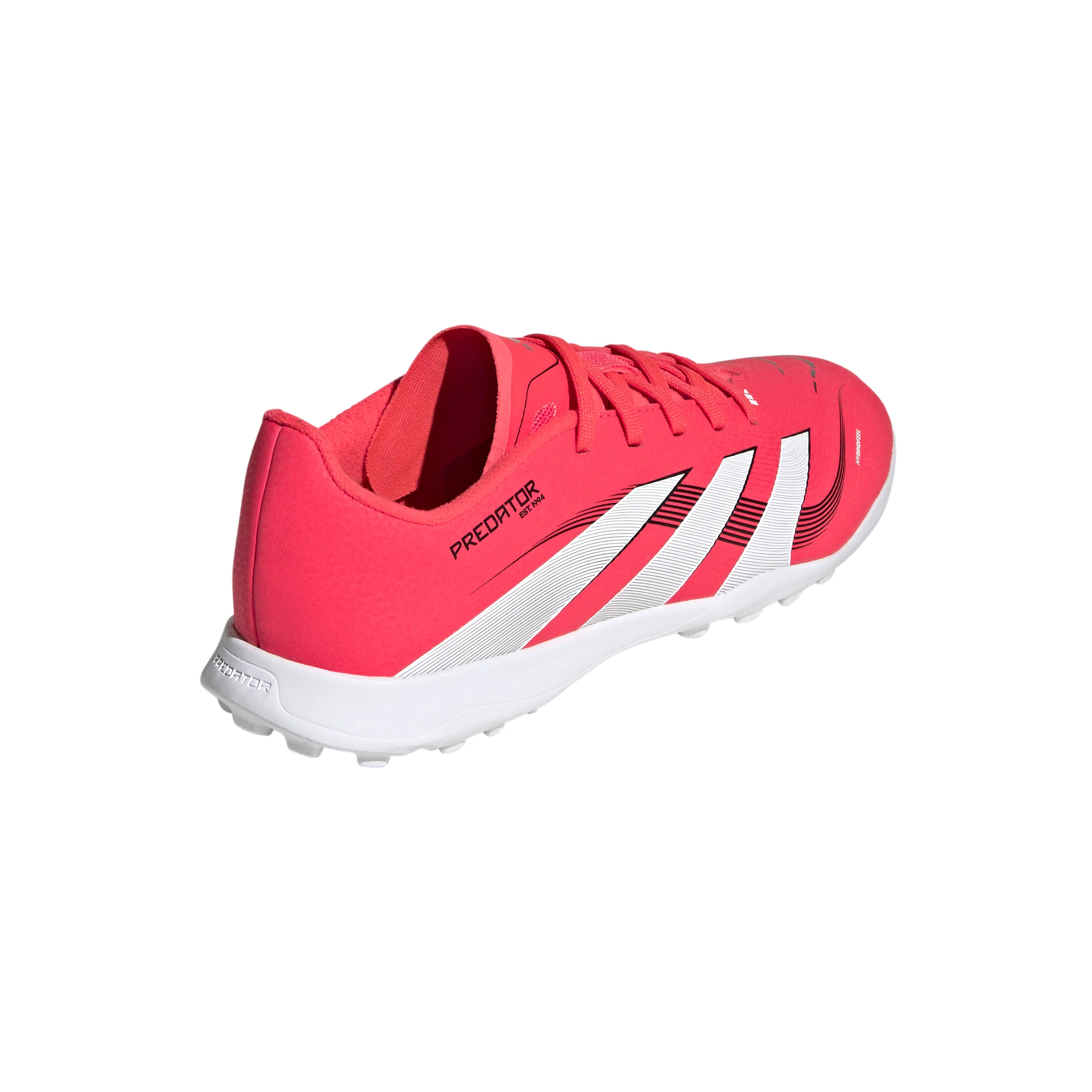 adidas Predator League TF Junior Turf Soccer Cleat -Lucid Red / Cloud White / Core Black - Image 3