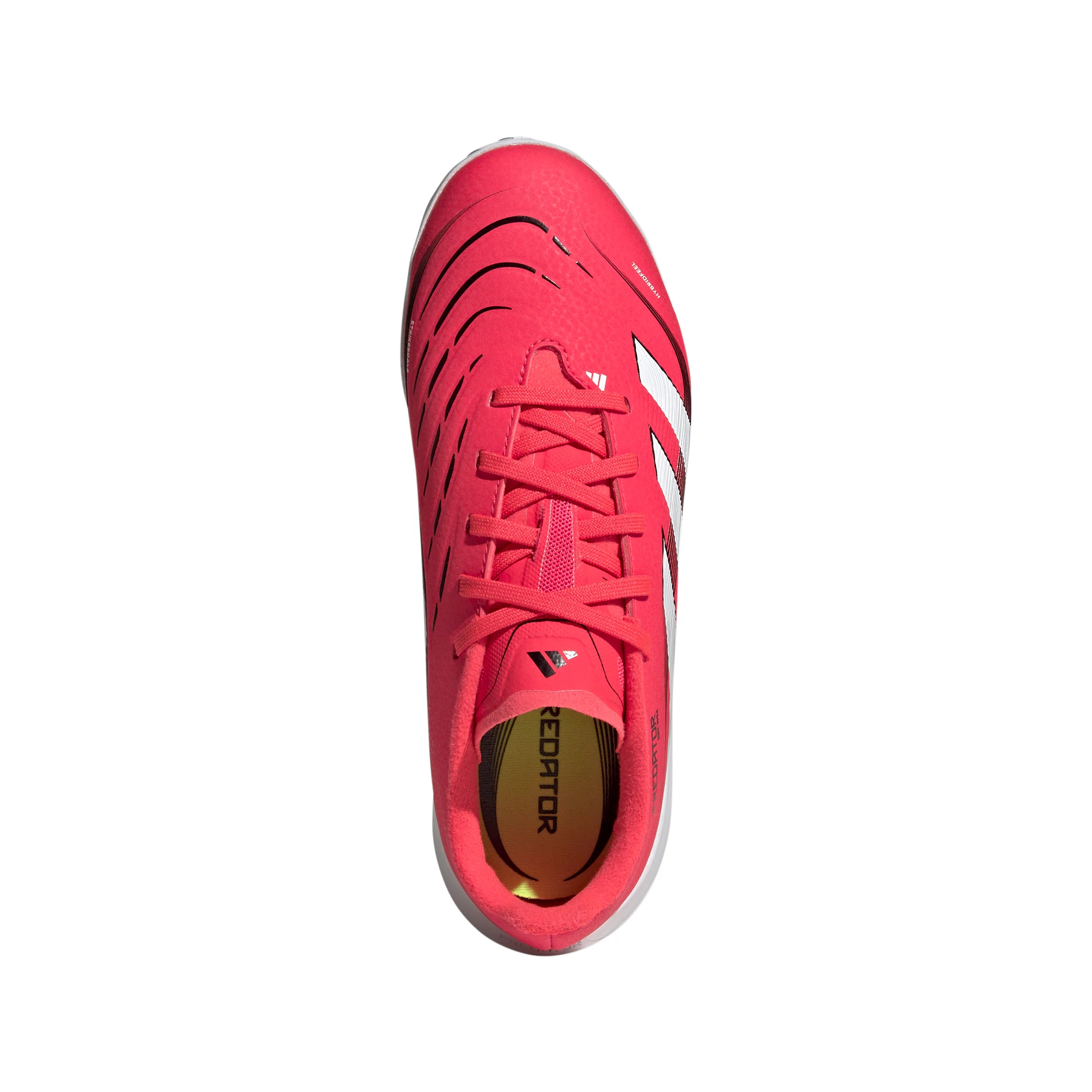 adidas Predator League TF Junior Turf Soccer Cleat -Lucid Red / Cloud White / Core Black - Image 4