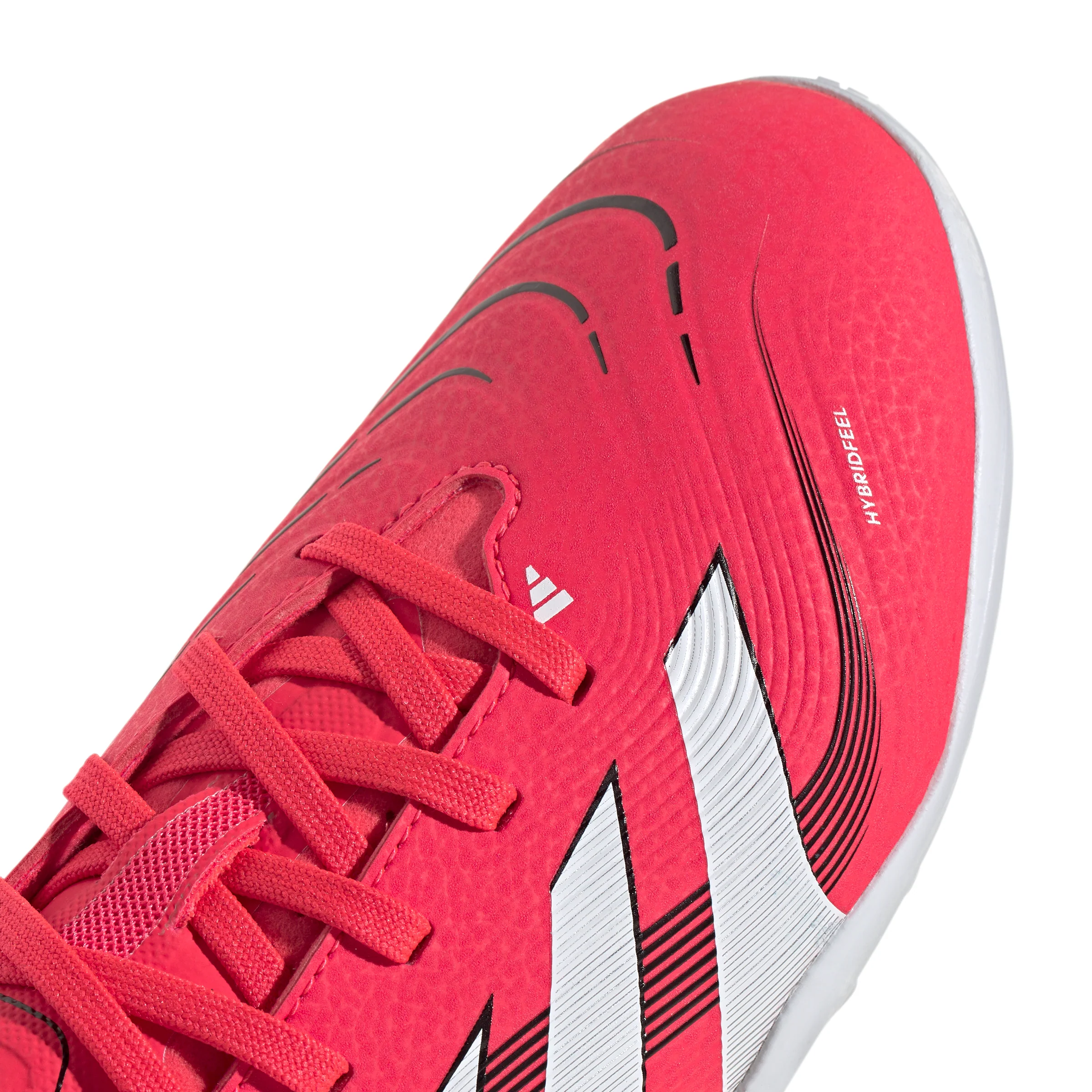 adidas Predator League TF Junior Turf Soccer Cleat -Lucid Red / Cloud White / Core Black - Image 5