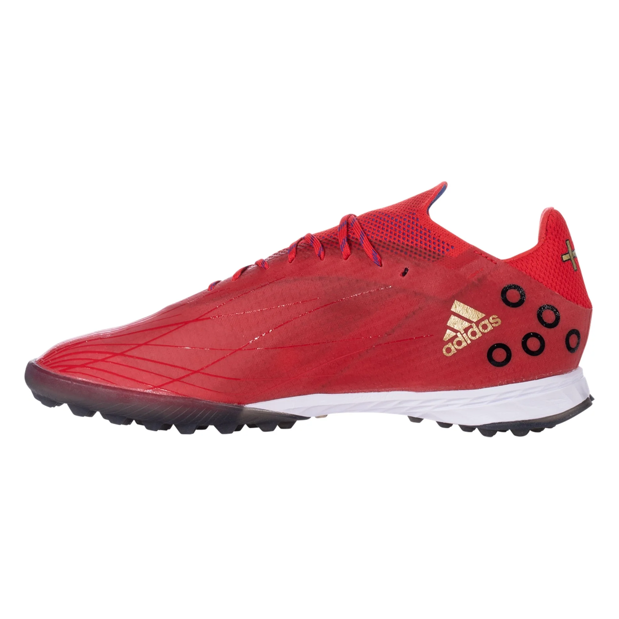 adidas X Speedflow.1 TF 11/11 Artificial Turf Soccer Shoe - Bold Blue/White/Red - Image 2