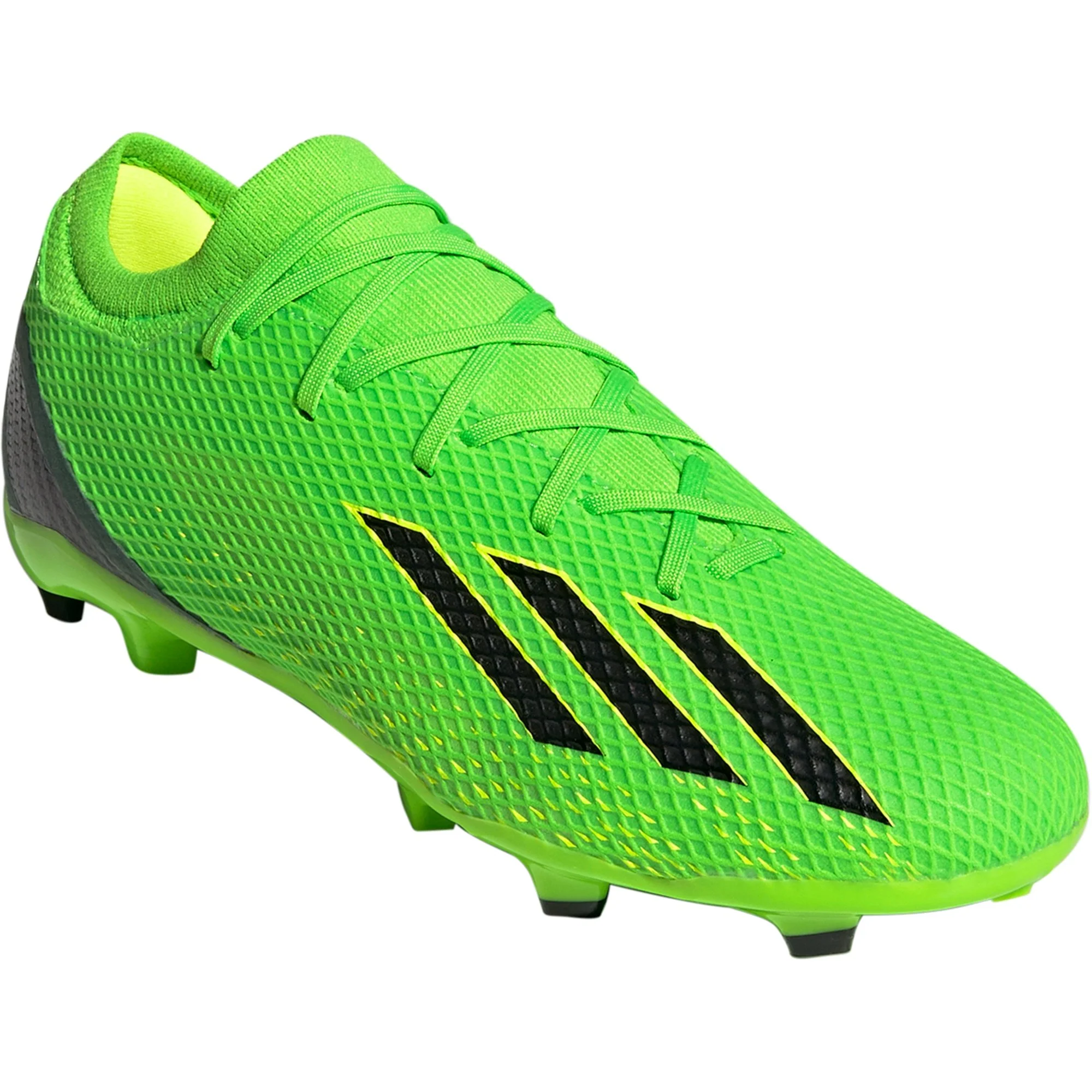 adidas X Speedportal.3 FG Firm Ground Soccer Cleat - Solar Green/Core Black/Solar Yellow - Image 4