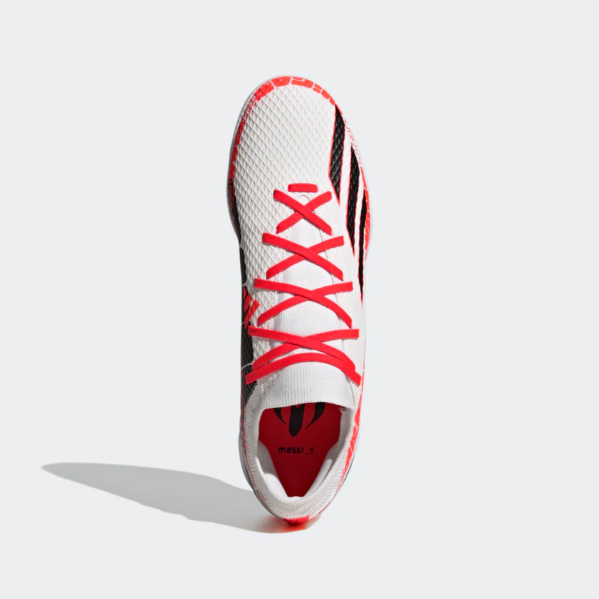 adidas X Speedportal Messi.3 IN Indoor Shoe Cloud White/Core Black/Solar Red - Image 3