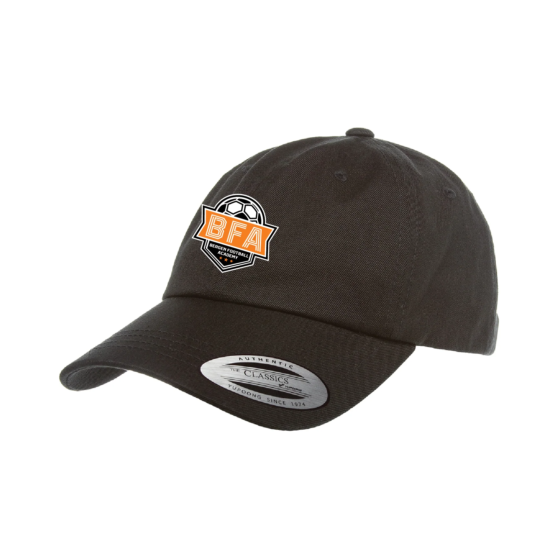 BFA Yupoong Cotton Twill Dad Cap Black