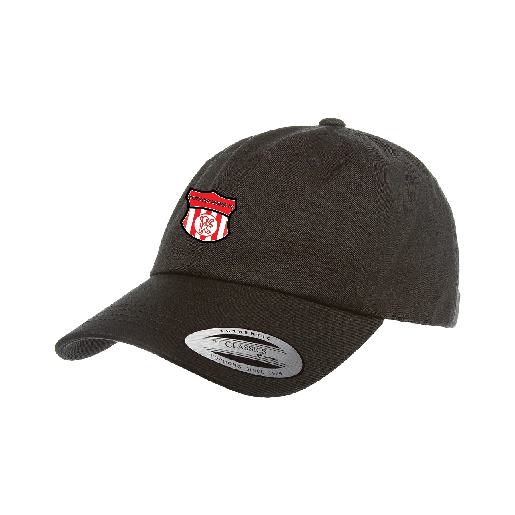 Boynton United Yupoong Cotton Twill Dad Cap Black