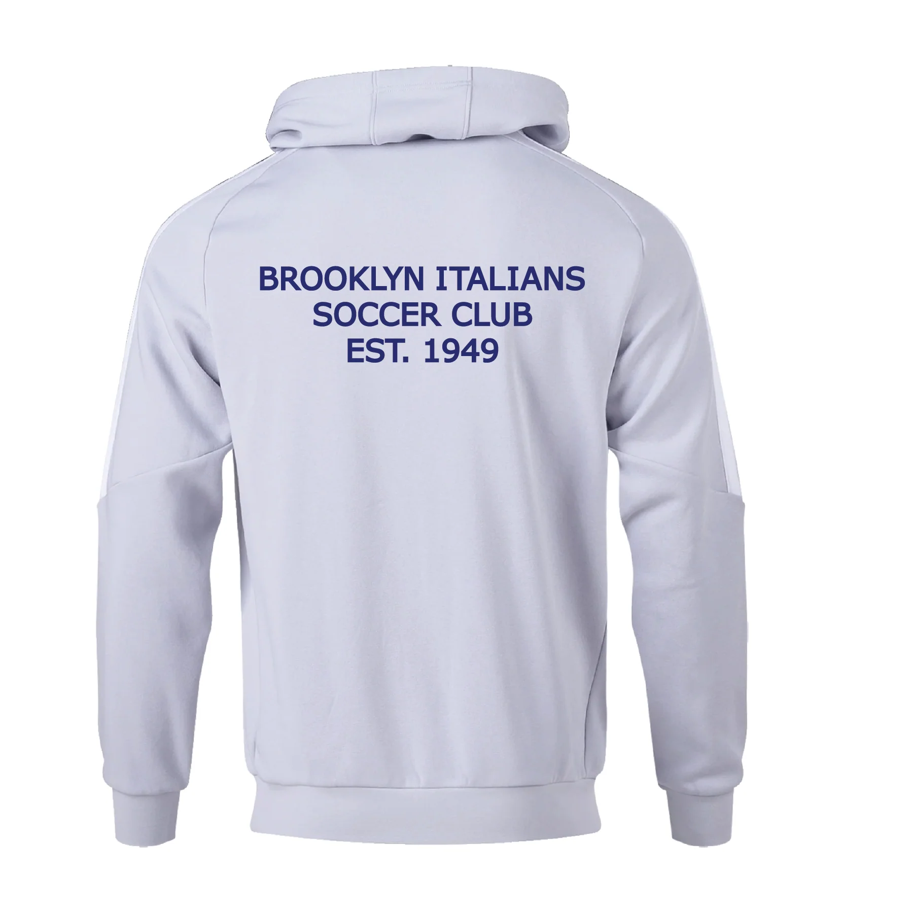 Brooklyn Italians adidas Tiro 26 League Full Zip Hoodie Grey - Image 2