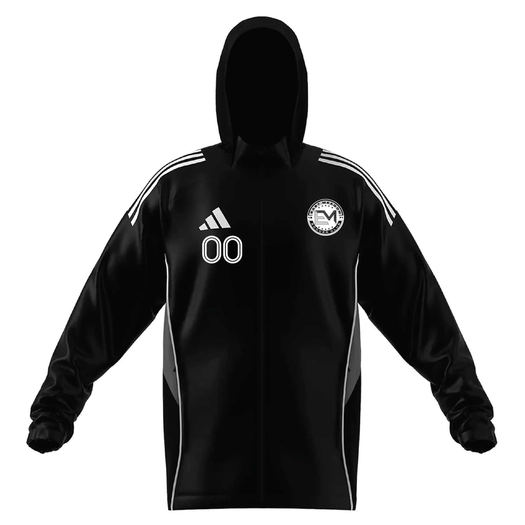 EMSC Competitive adidas Tiro 25 Comp All Weather Jacket Black
