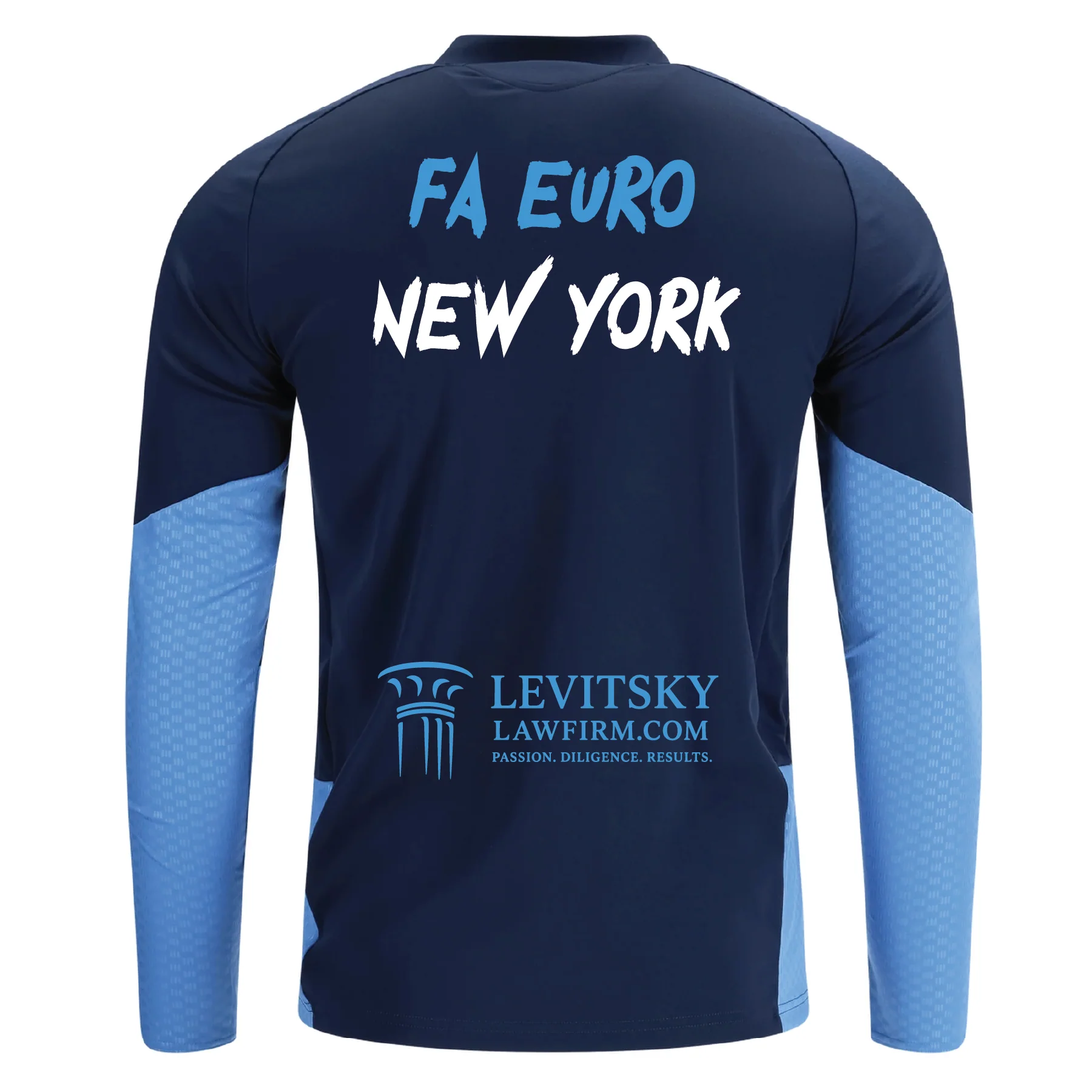FA Euro New York MLS Next adidas Tiro 26 Comp Training Top Navy - Image 2