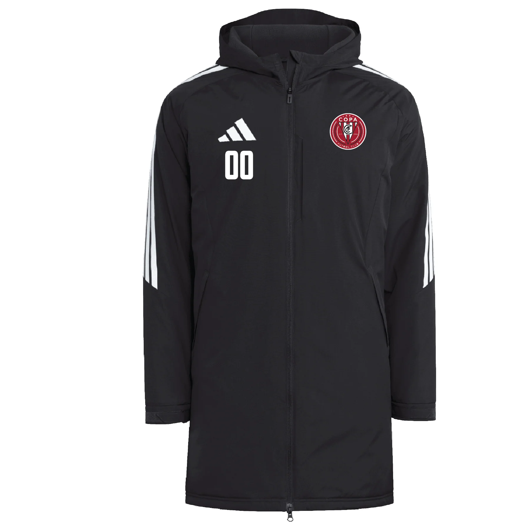 FC Copa Brooklyn adidas Tiro 26 Stadium Parka Jacket Black