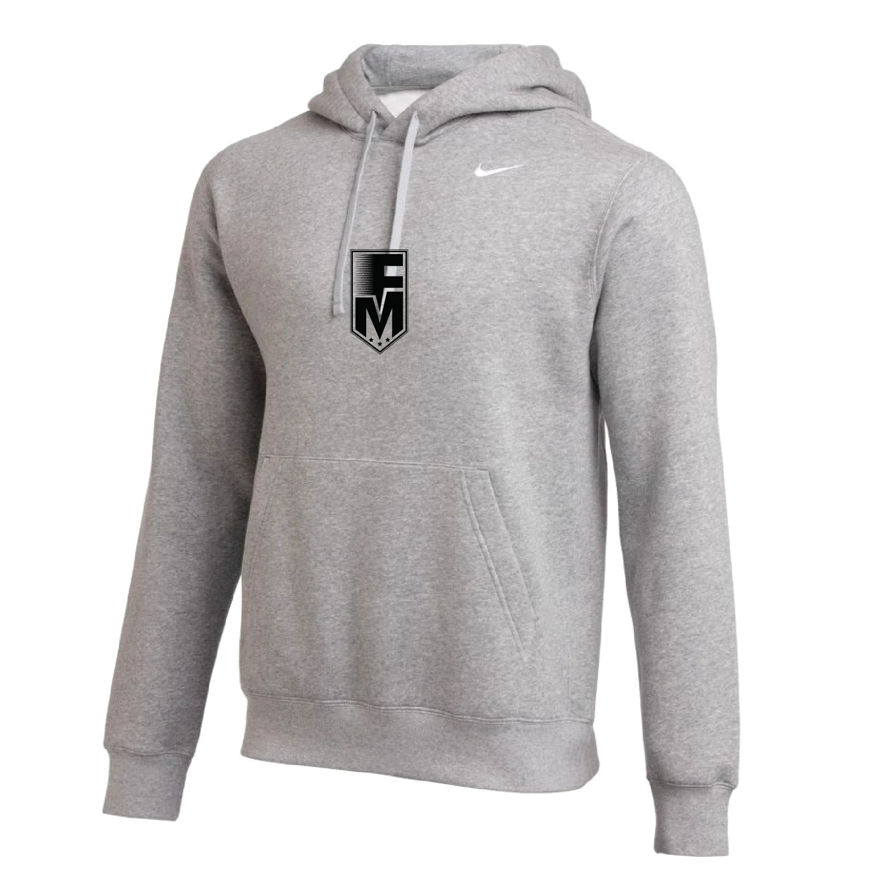 FM Footy Nike Club Hoodie Grey