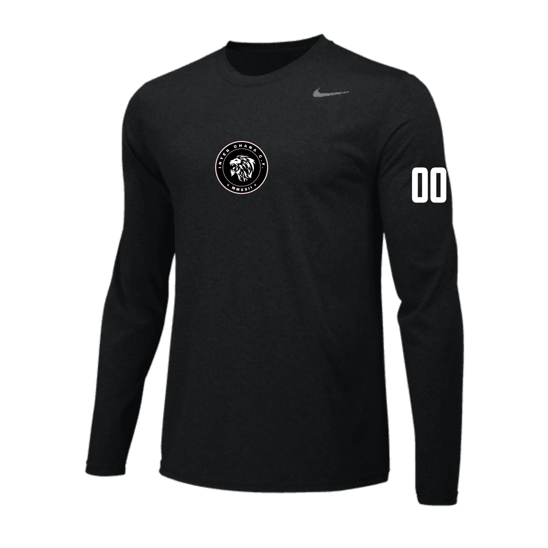 Inter Ohana CF (Patch) Nike Legend LS Shirt Black