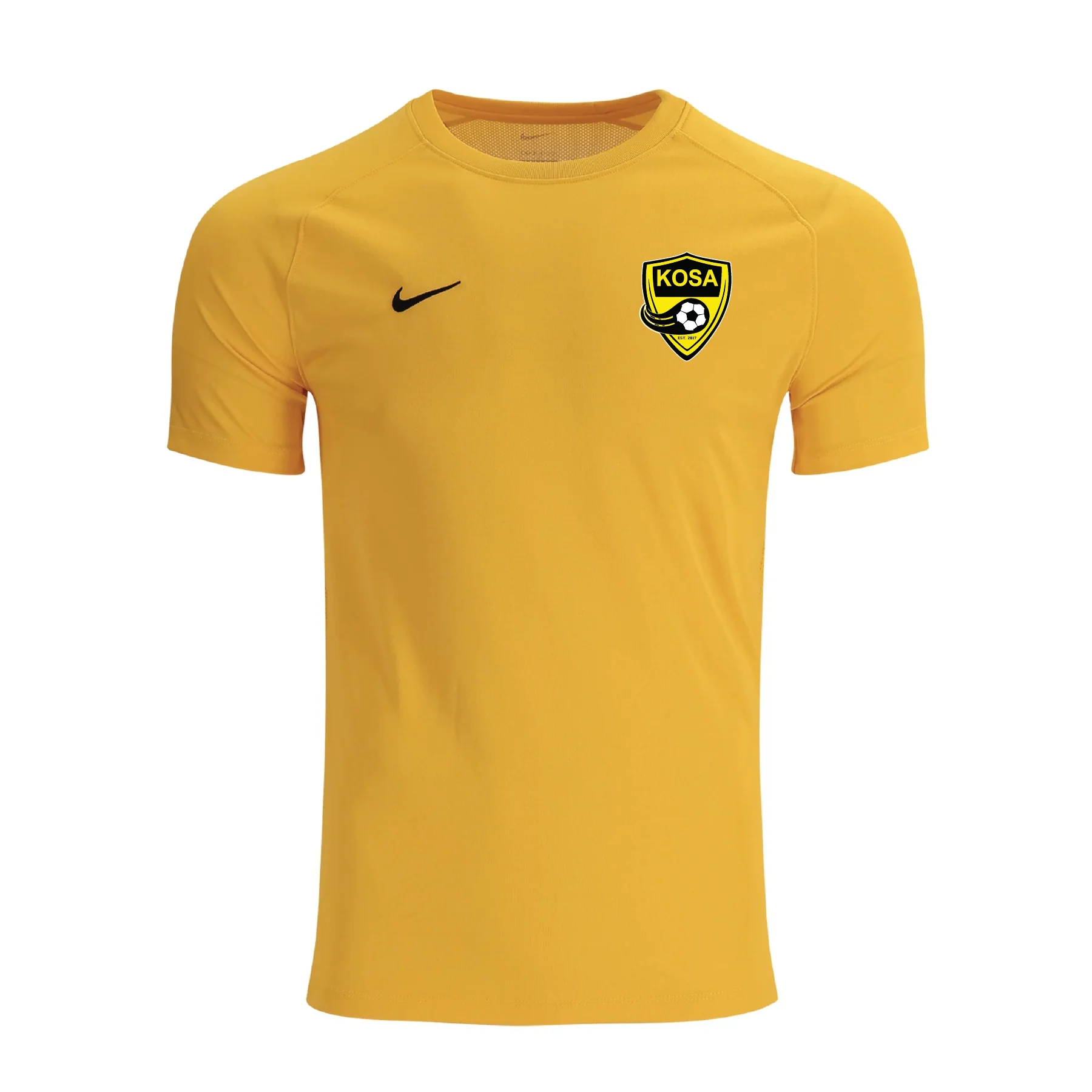 KOSA SC Pennsylvania Nike Park VIII Practice Jersey Gold