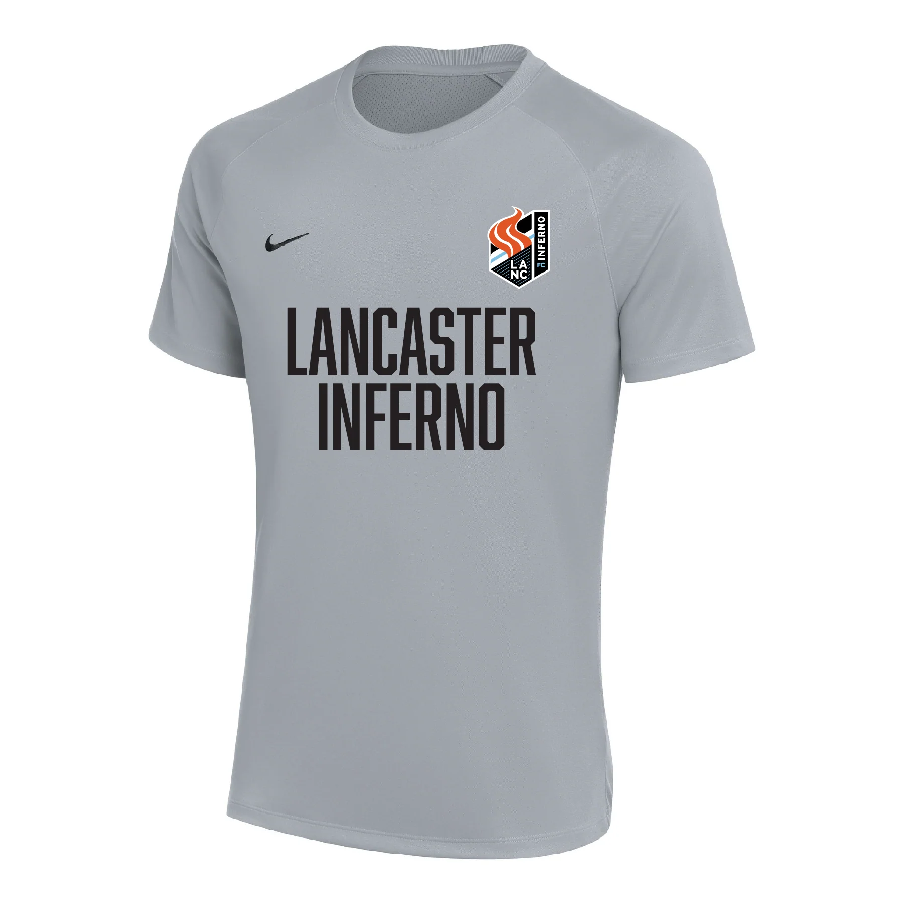 Lancaster Inferno FC Nike Park VIII Jersey Grey