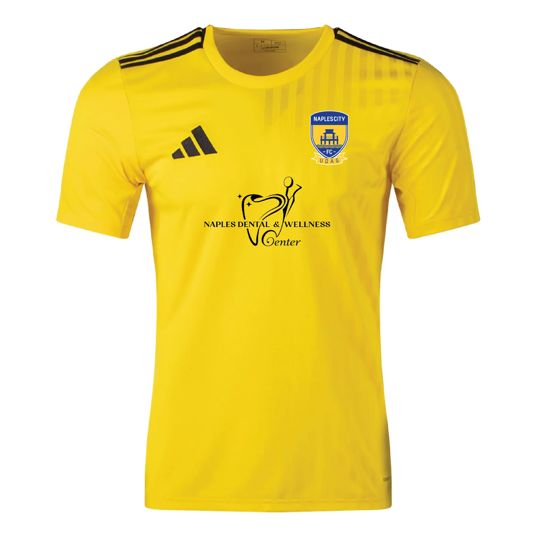 Naples City UDAG Competitive adidas Campeon 25 Jersey Yellow