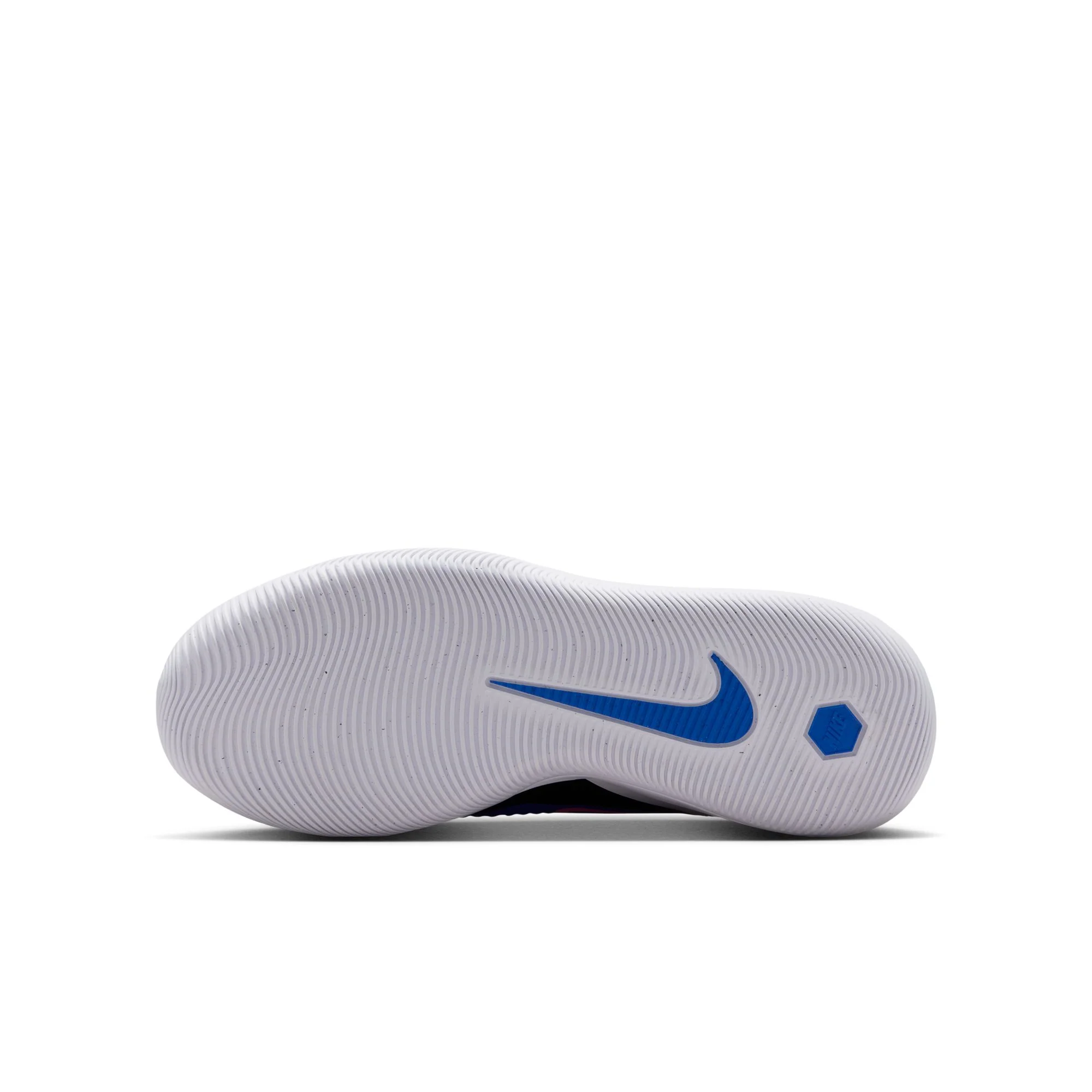 Nike Junior Phantom 6 Low Academy IN Indoor/Court Soccer Shoes-Racer Blue/Pink Blast/White - Image 6