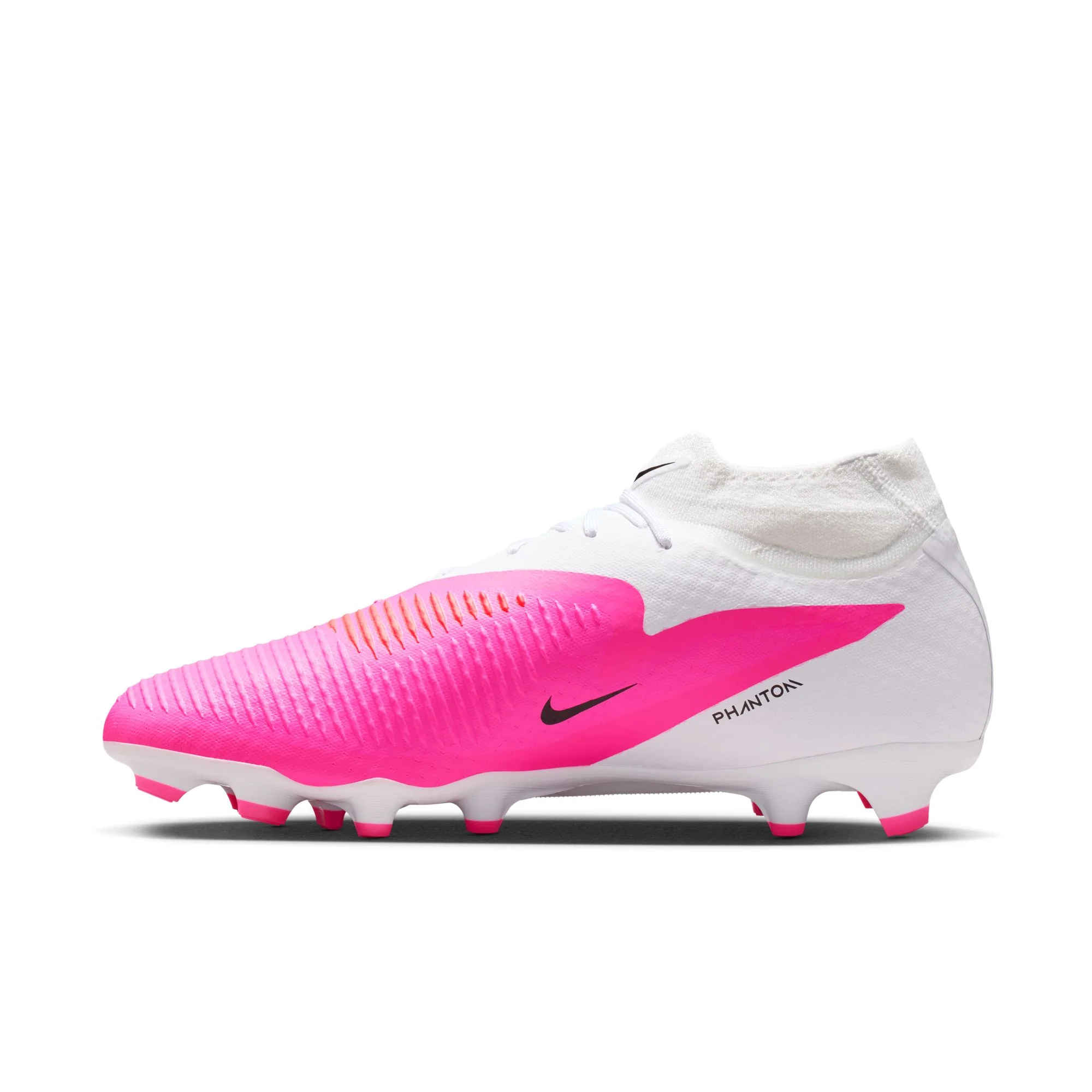 Nike Phantom 6 High Academy FG Firm Ground Soccer Cleats-Multi Color/Black - Image 2