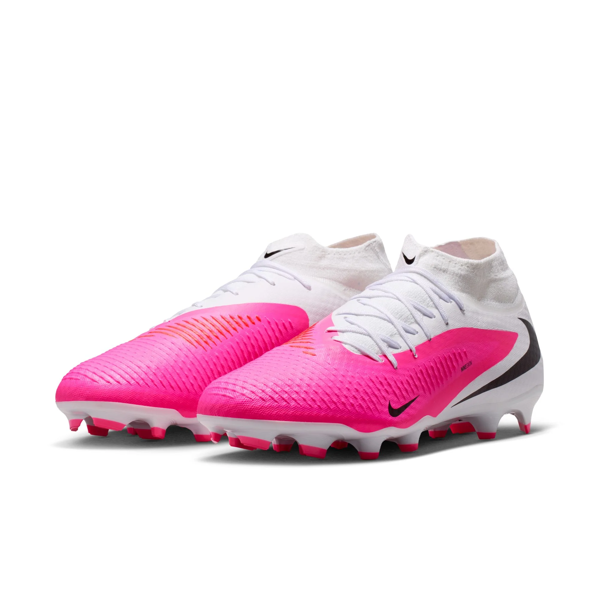 Nike Phantom 6 High Academy FG Firm Ground Soccer Cleats-Multi Color/Black - Image 4