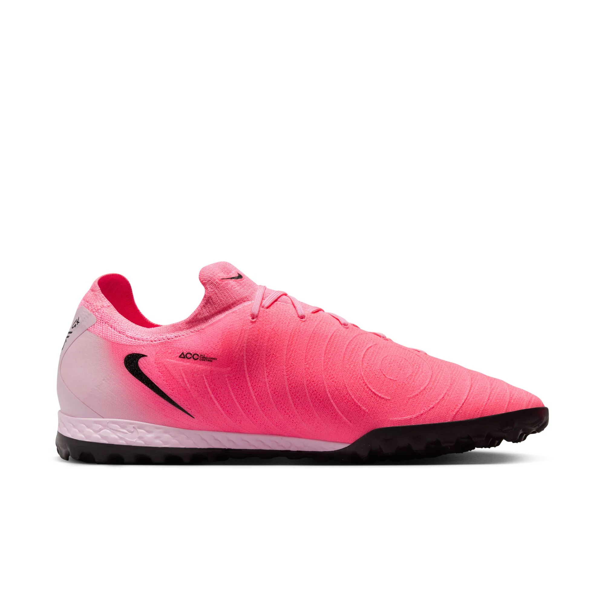 Nike Phantom GX 2 Pro TF Turf Soccer Cleats- Sunset Pulse/Black - Image 2