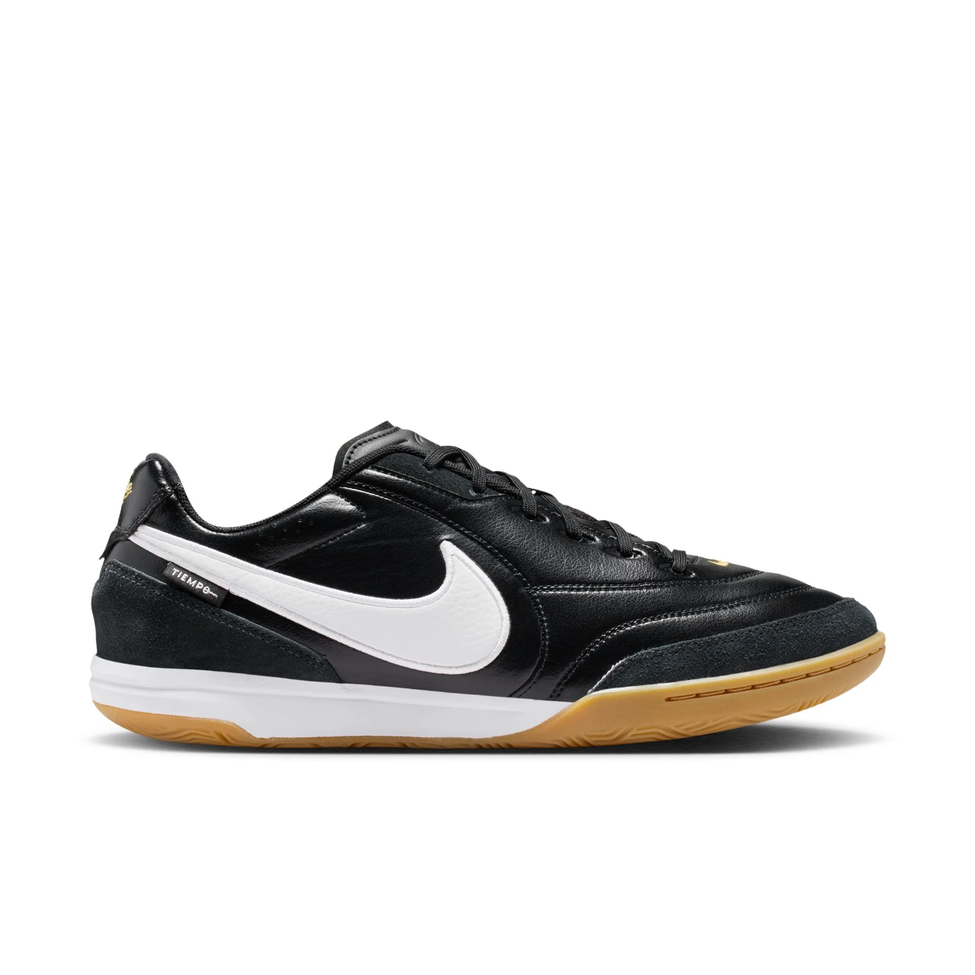 Nike Tiempo Streetgato IN Indoor/Court Low-Top Soccer Shoes- Black/White