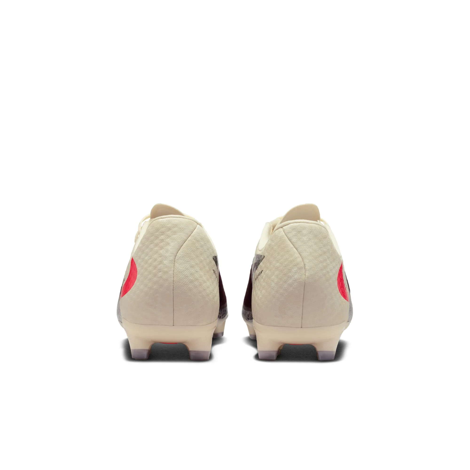 Nike United Phantom 6 Low Academy FG Firm Ground Soccer Cleats- Burgundy Crush/University Red/ Fossil - Image 5