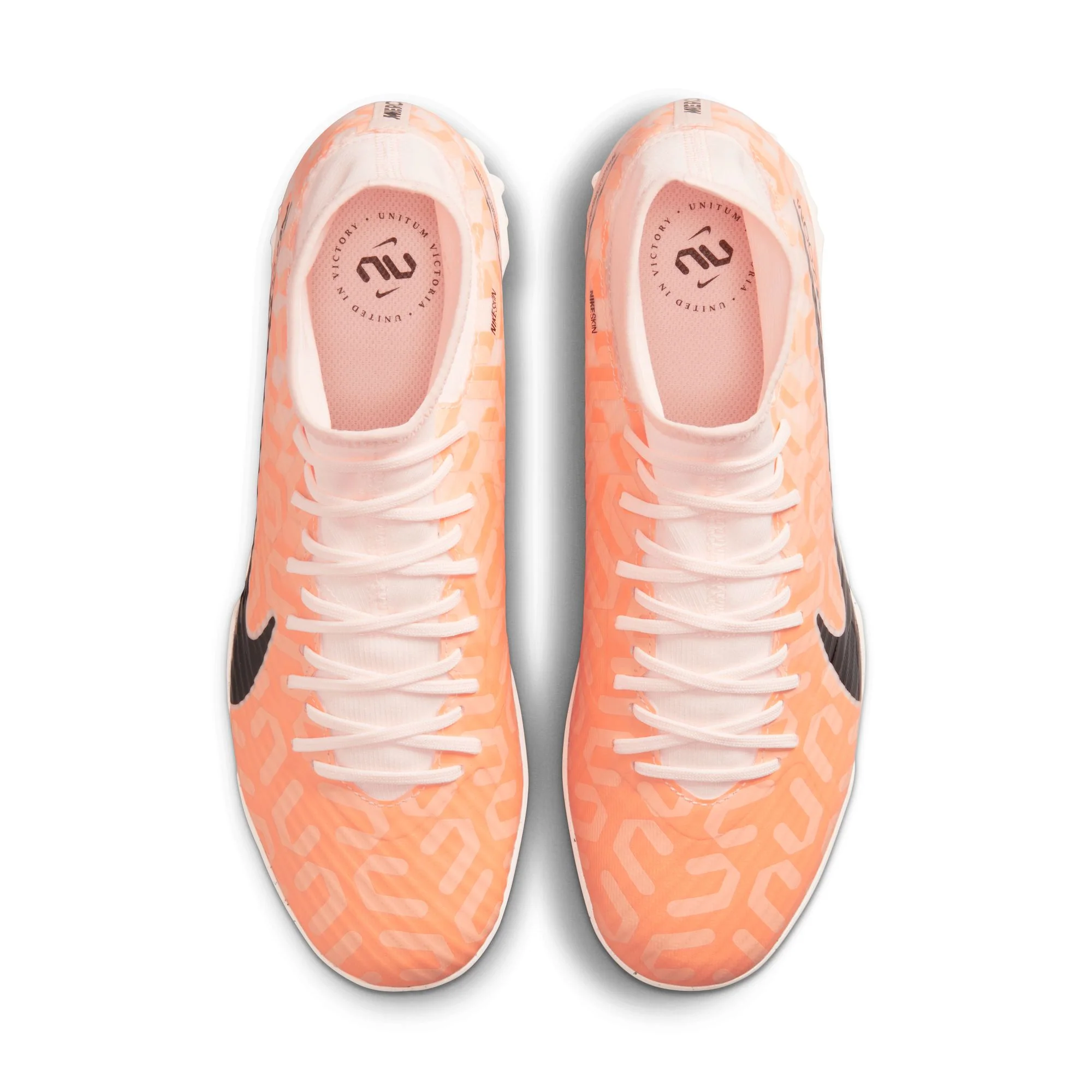 Nike Zoom Mercurial Superfly 9 Academy TF Turf Soccer Shoes - Guava Ice/Black - Image 3