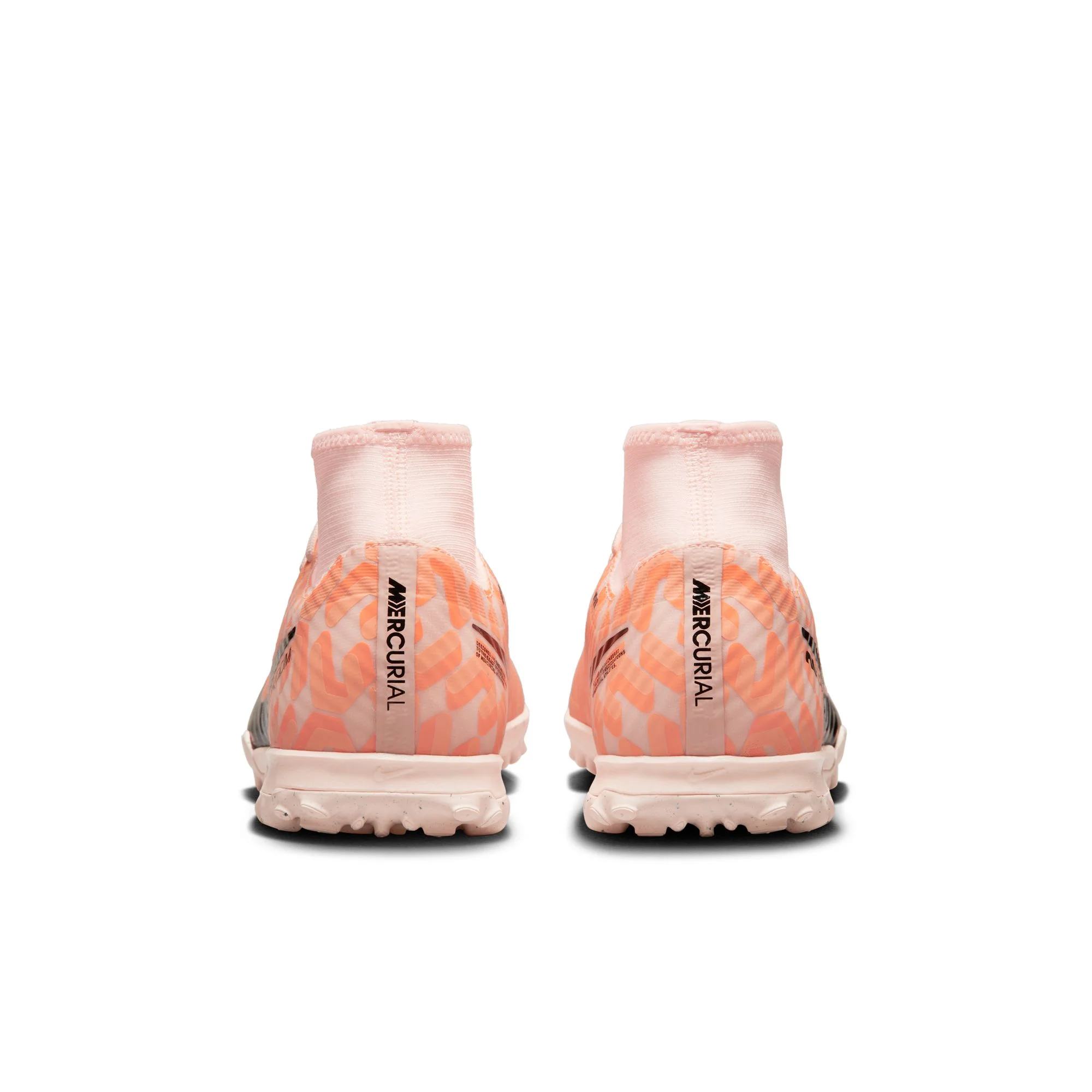 Nike Zoom Mercurial Superfly 9 Academy TF Turf Soccer Shoes - Guava Ice/Black - Image 5