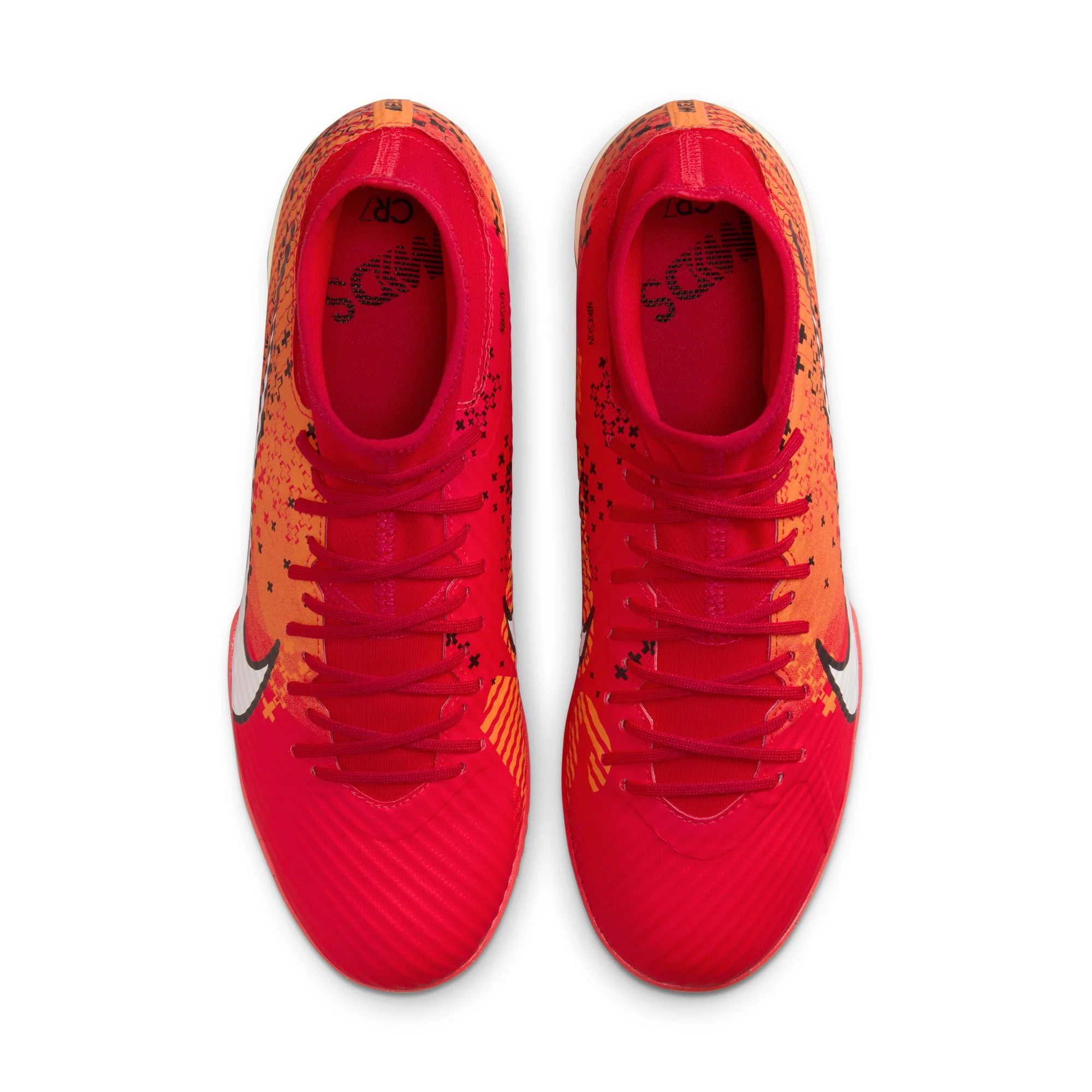 Nike Zoom Mercurial Superfly 9 Dream Speed Academy IC Indoor Soccer Shoe - Light Crimson/Pale Ivory/Bright Mandarin/Black - Image 3