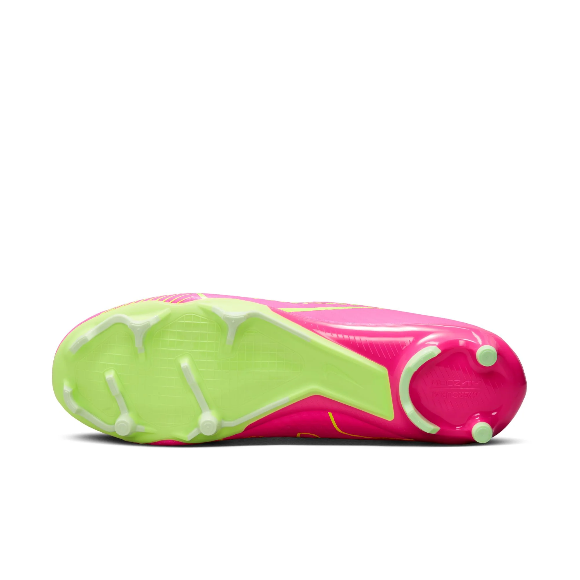 Nike Zoom Mercurial Vapor 15 Academy FG/MG Firm Ground Soccer Cleat - Pink/Yellow/Dark Grey - Image 6