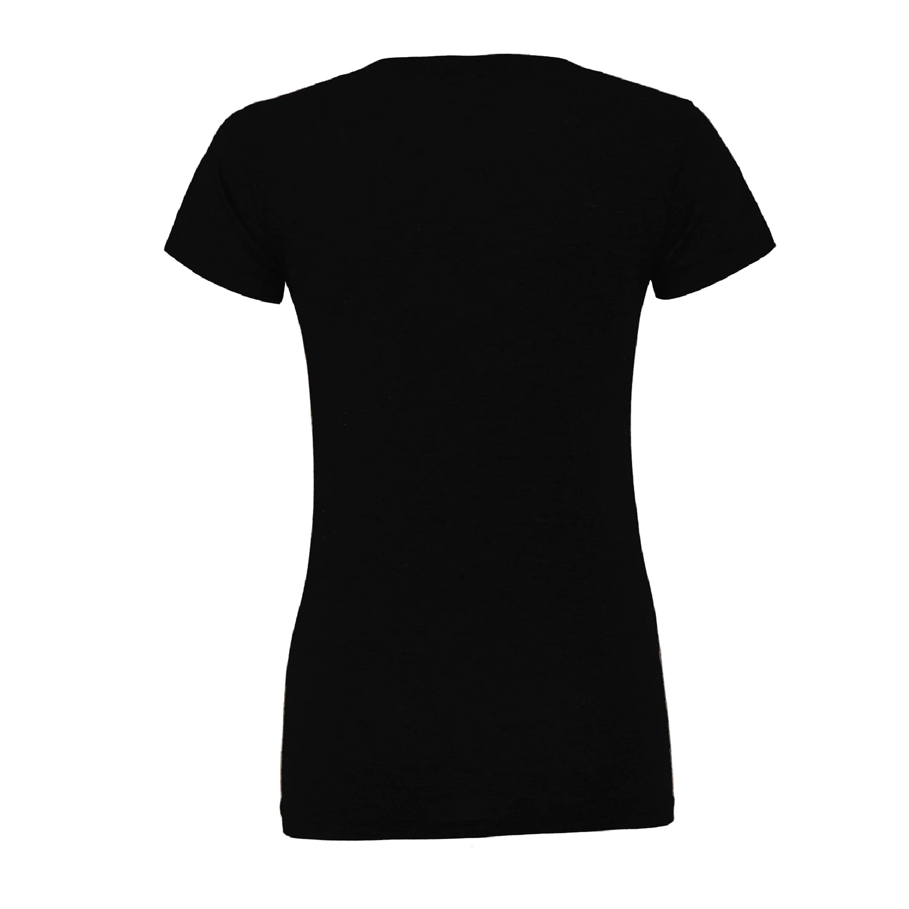 NJ14 Bella + Canvas Short Sleeve Triblend T-Shirt Solid Black - Image 4