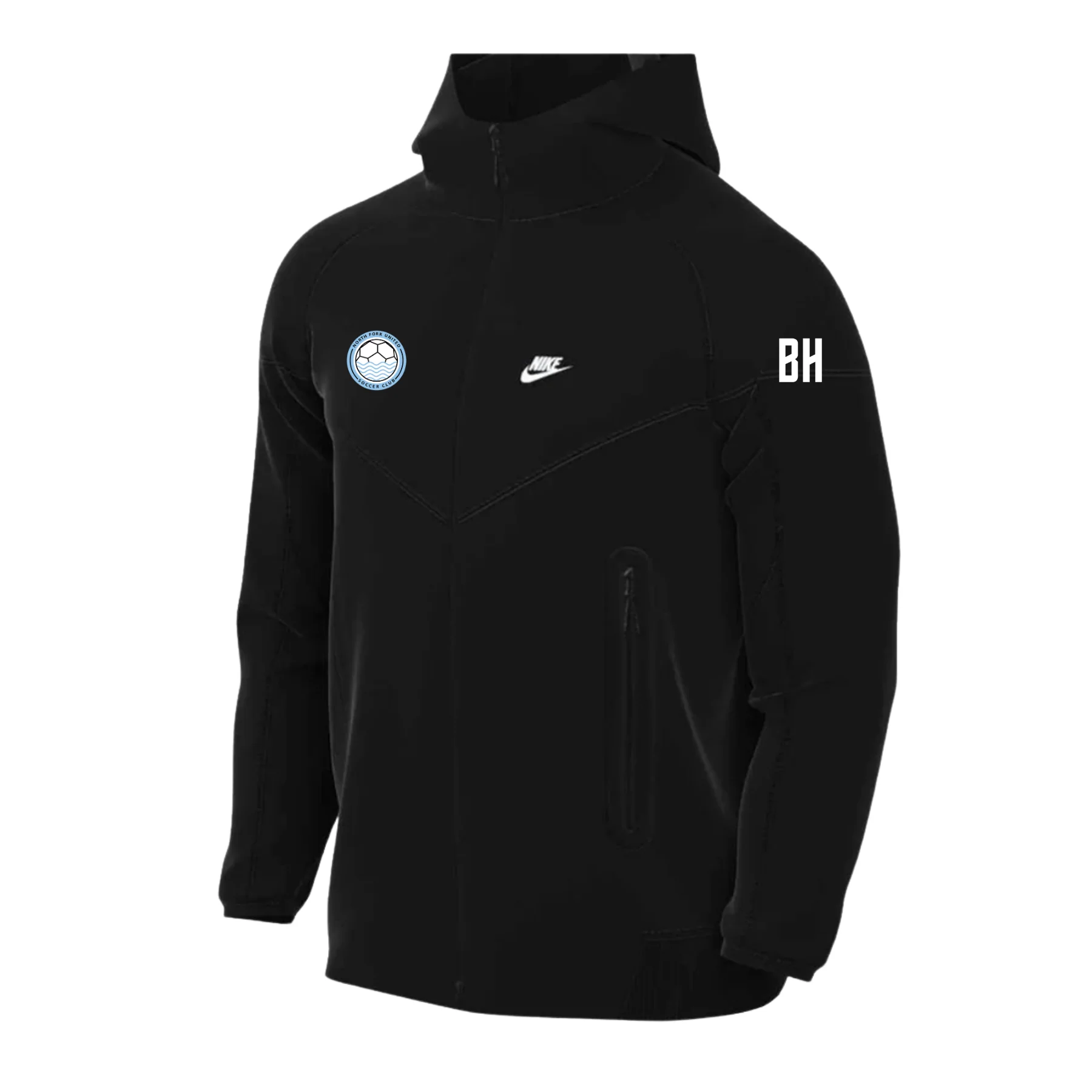 North Fork United Fan Nike Tech Fleece FZ Windrunner Black