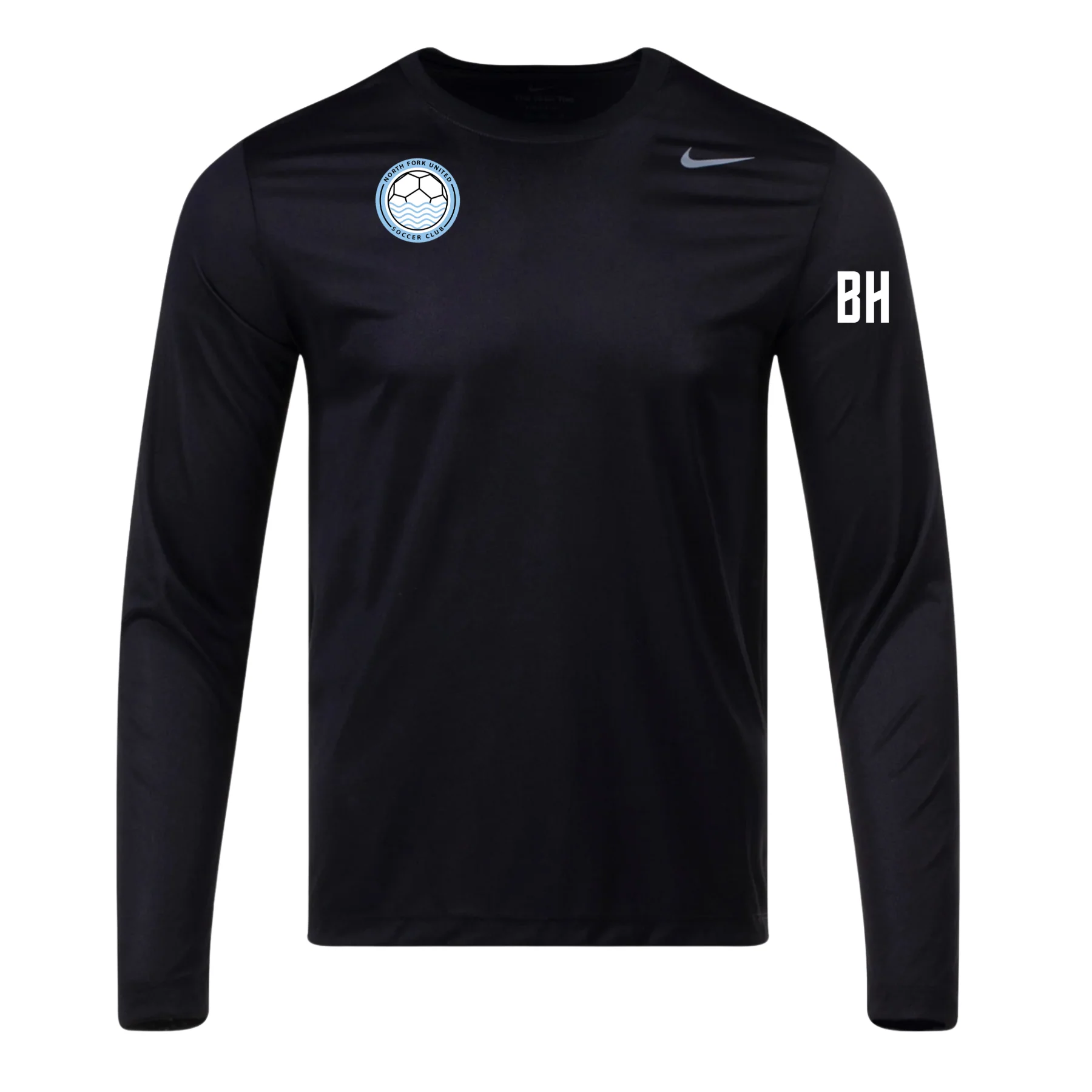 North Fork United Fan Store Nike Legend Long Sleeve Shirt - Black