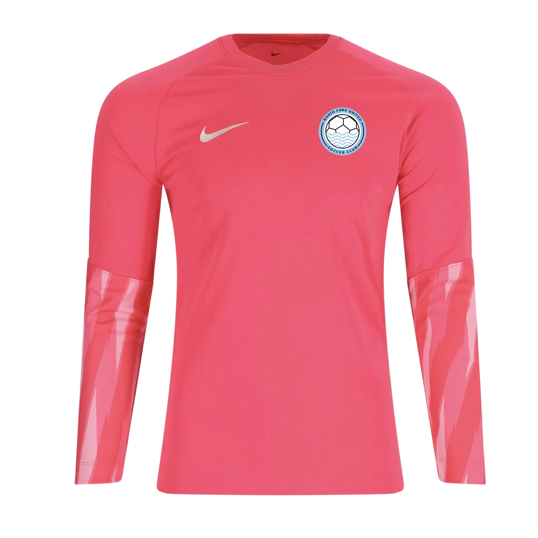 North Fork United Soccer Club Nike Park V LS Goalkeeper Jersey Pink