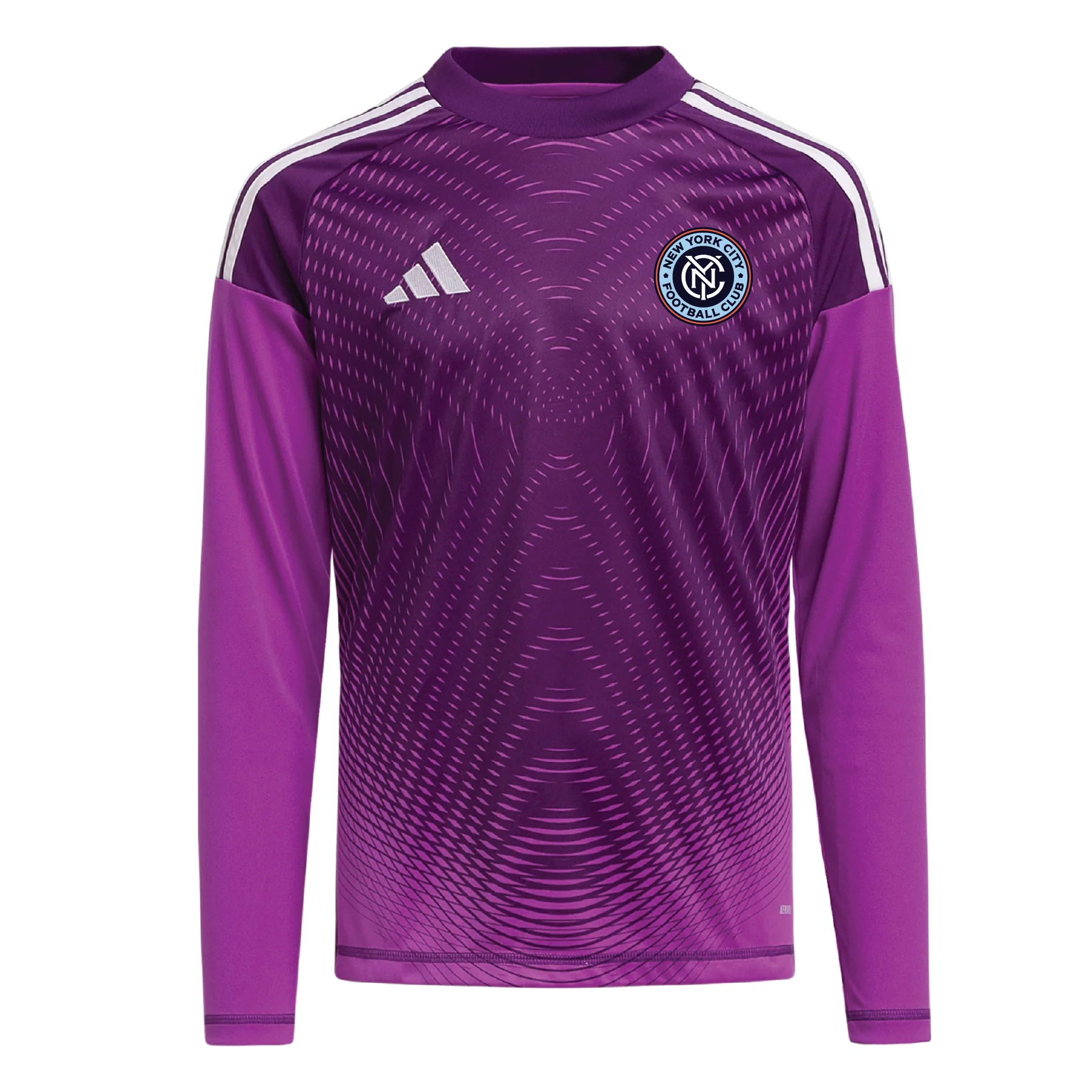 NYCFC Long Island Hub adidas Tiro 25 Comp LS Goalkeeper Jersey Purple