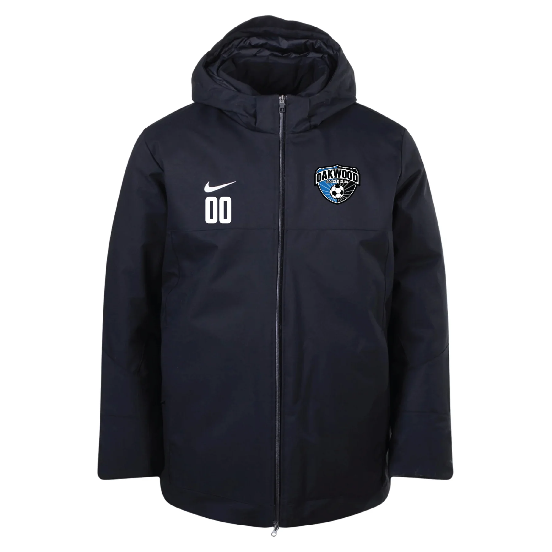Oakwood SC Nike Down Fill Parka Jacket Black