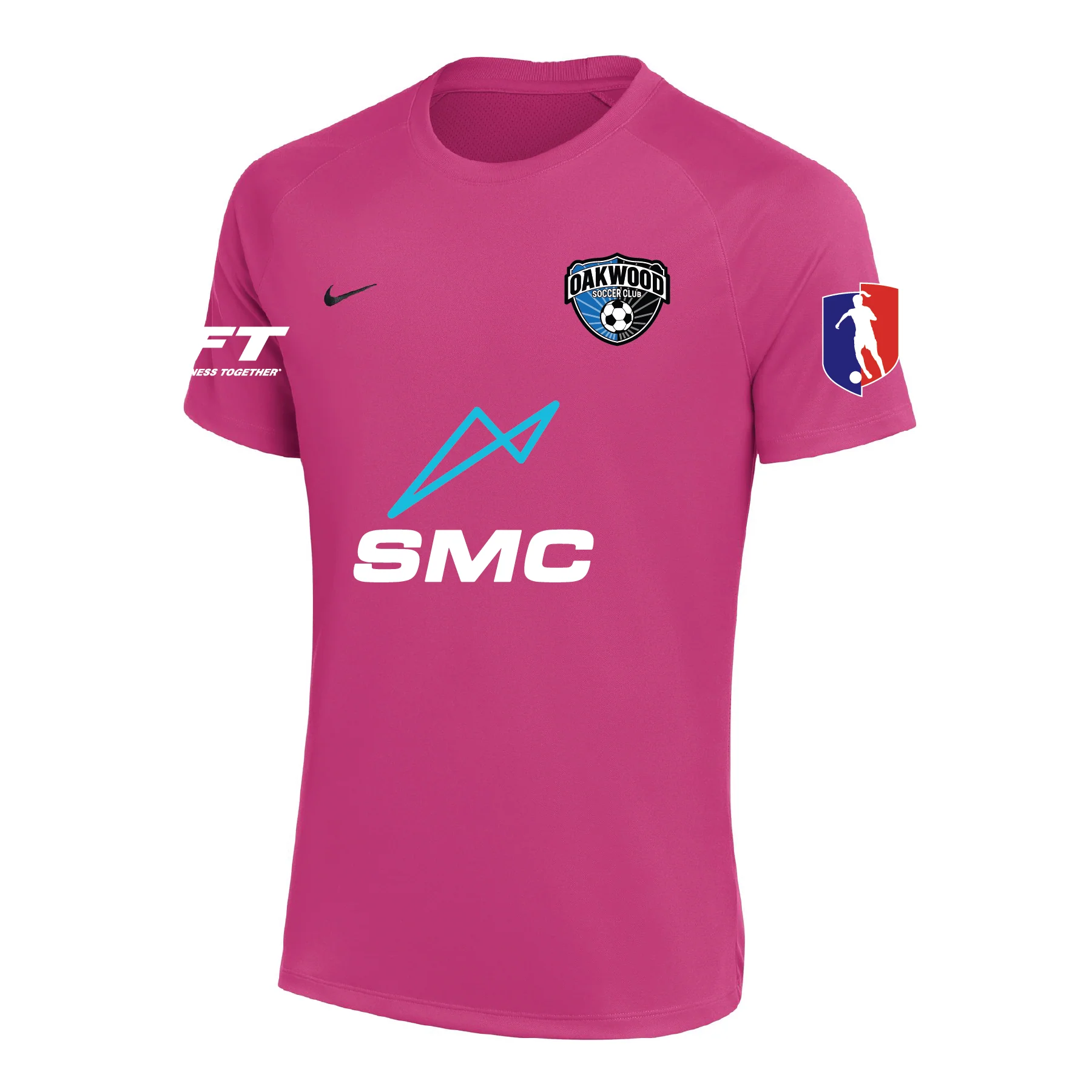Oakwood SC Girls Academy Nike Park VIII Goalkeeper Jersey Vivid Pink