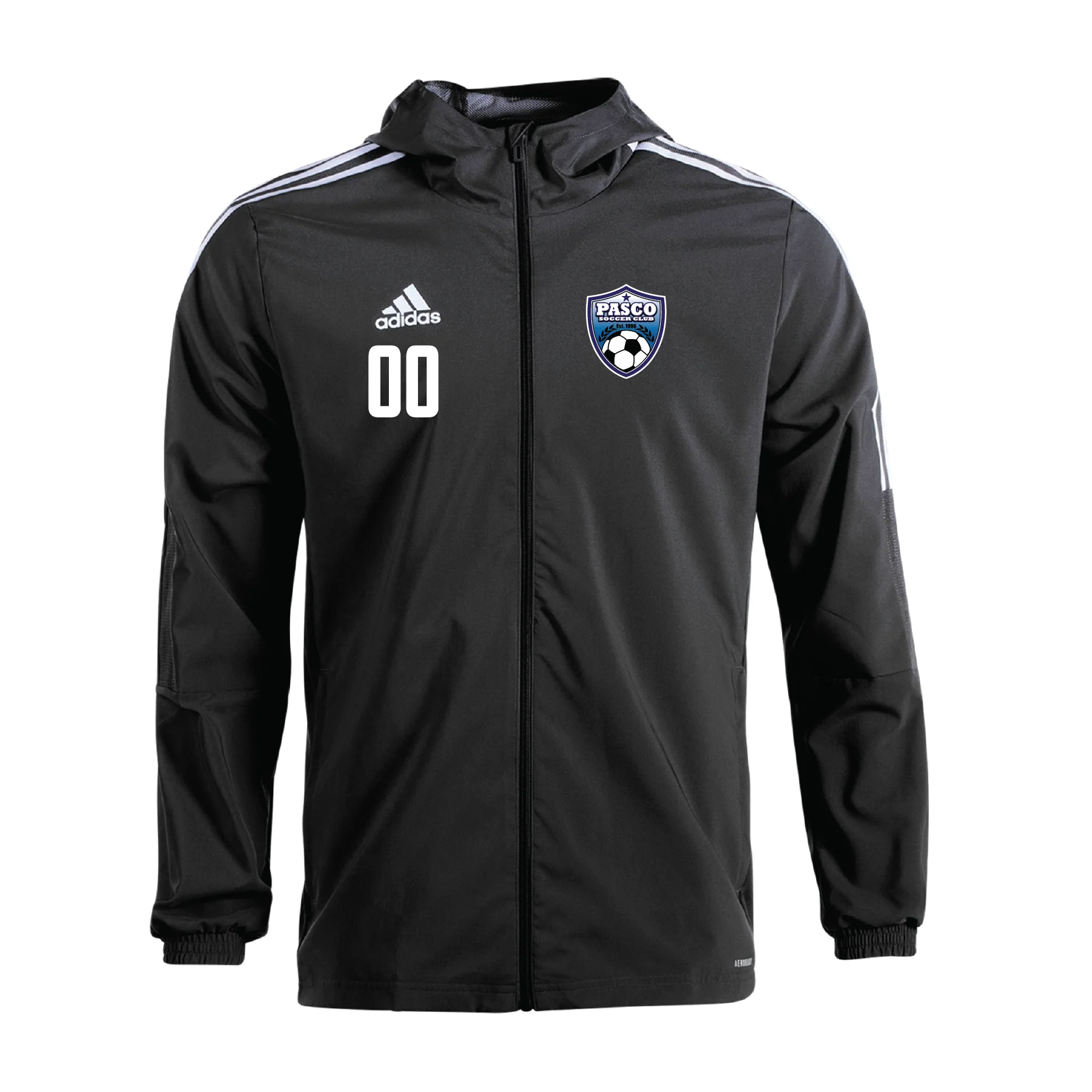 PASCO Wolfpack adidas Tiro 21 Windbreaker Black
