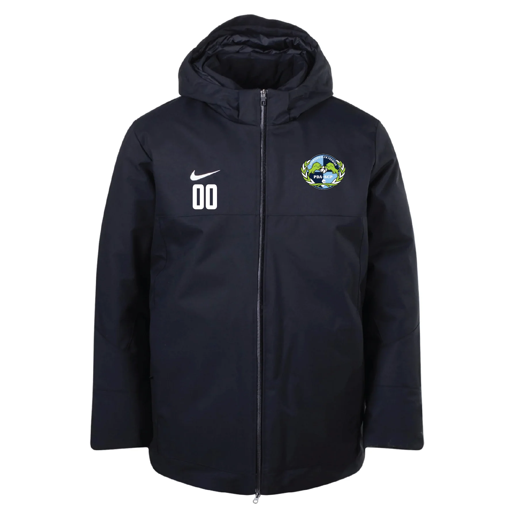 PDA SCP Sparta Girls 2011 and Older Nike Down Fill Parka Jacket Black