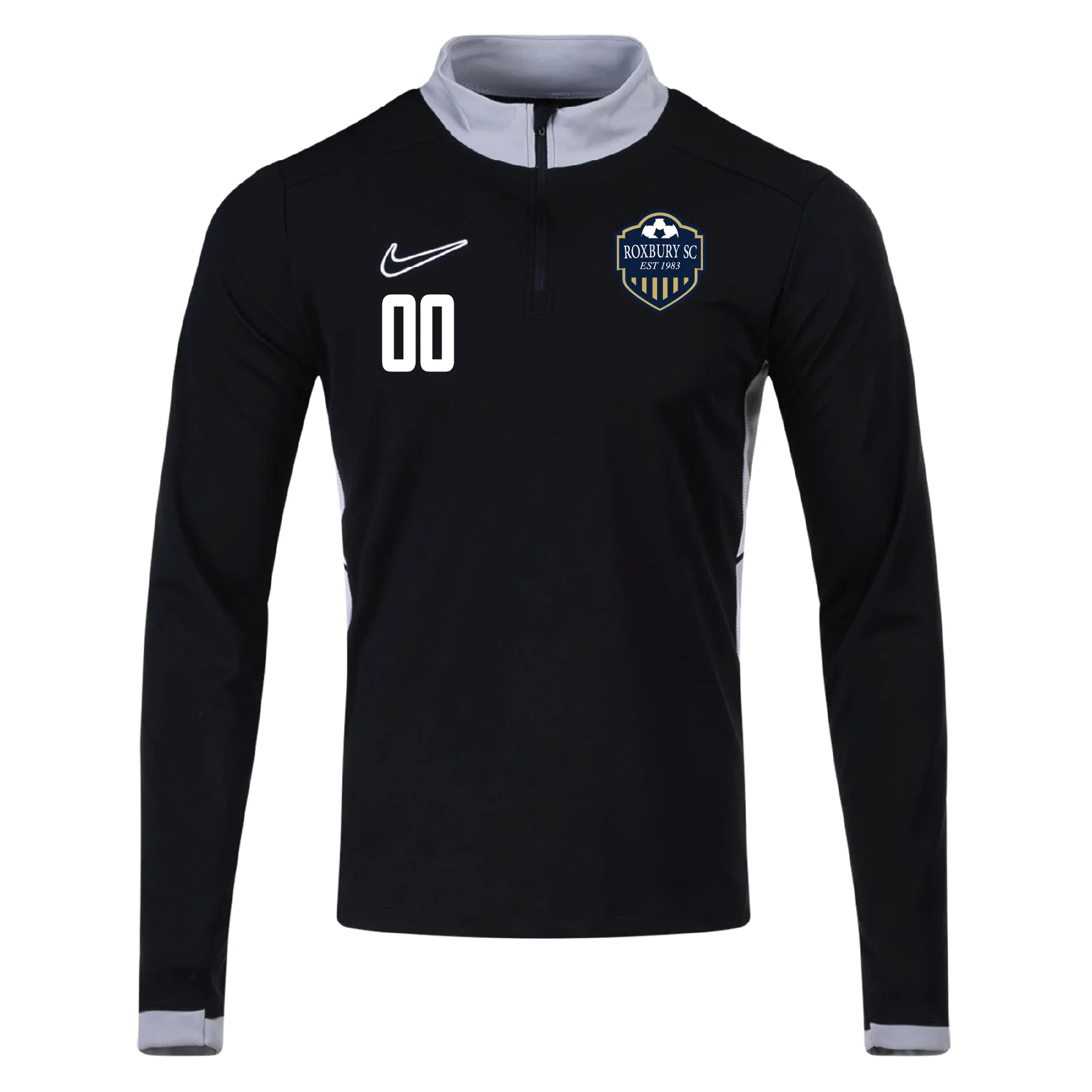 Roxbury PDA-SCP Nike Academy 25 Drill Top Black/Grey