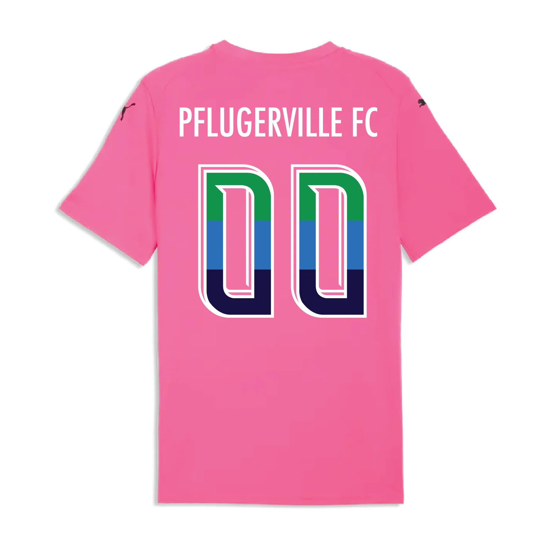 Pflugerville FC Puma Final Graphic Goalkeeper Jersey Fluro Pink - Image 2