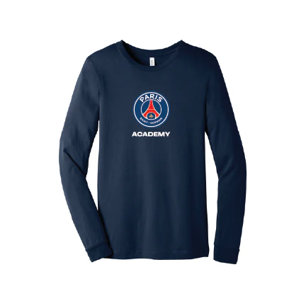PSG Academy Chicago Supporters Long Sleeve Fan Shirt Navy