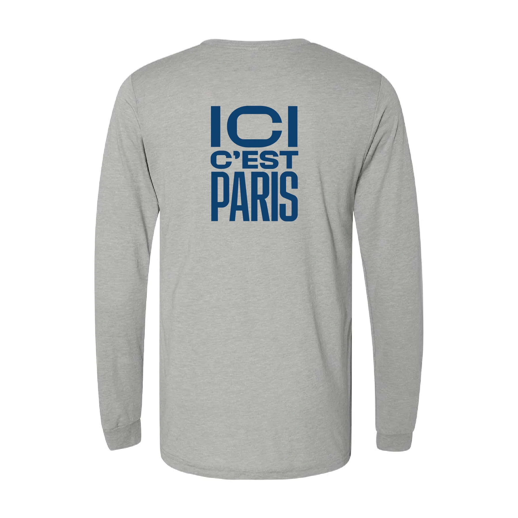 PSG Academy Houston ICI C'EST Long Sleeve T-Shirt Grey - Image 2