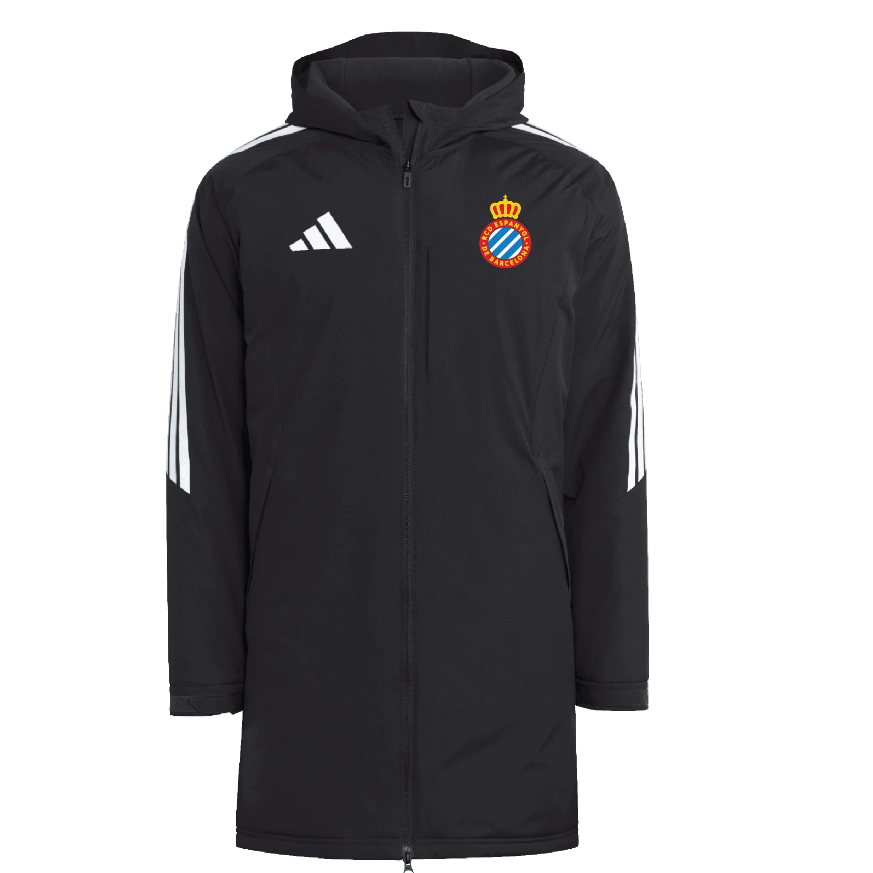 RCD Espanyol adidas Tiro 26 Stadium Parka Jacket Black