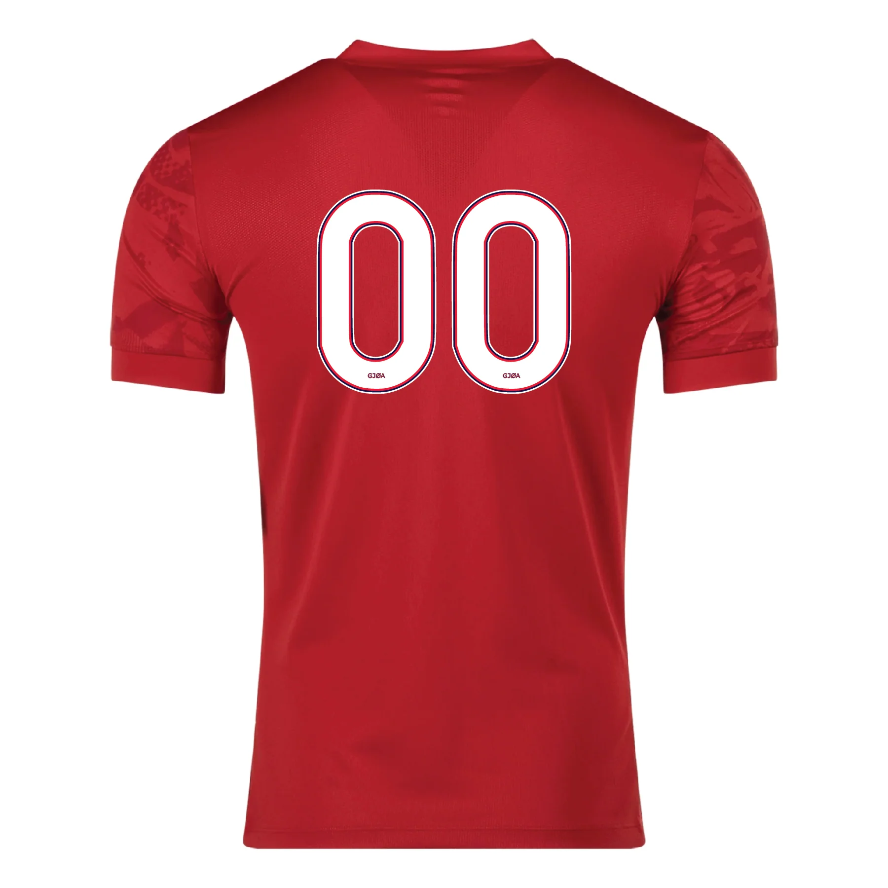 SC GJOA Nike Precision VII Match Jersey Red - Image 2