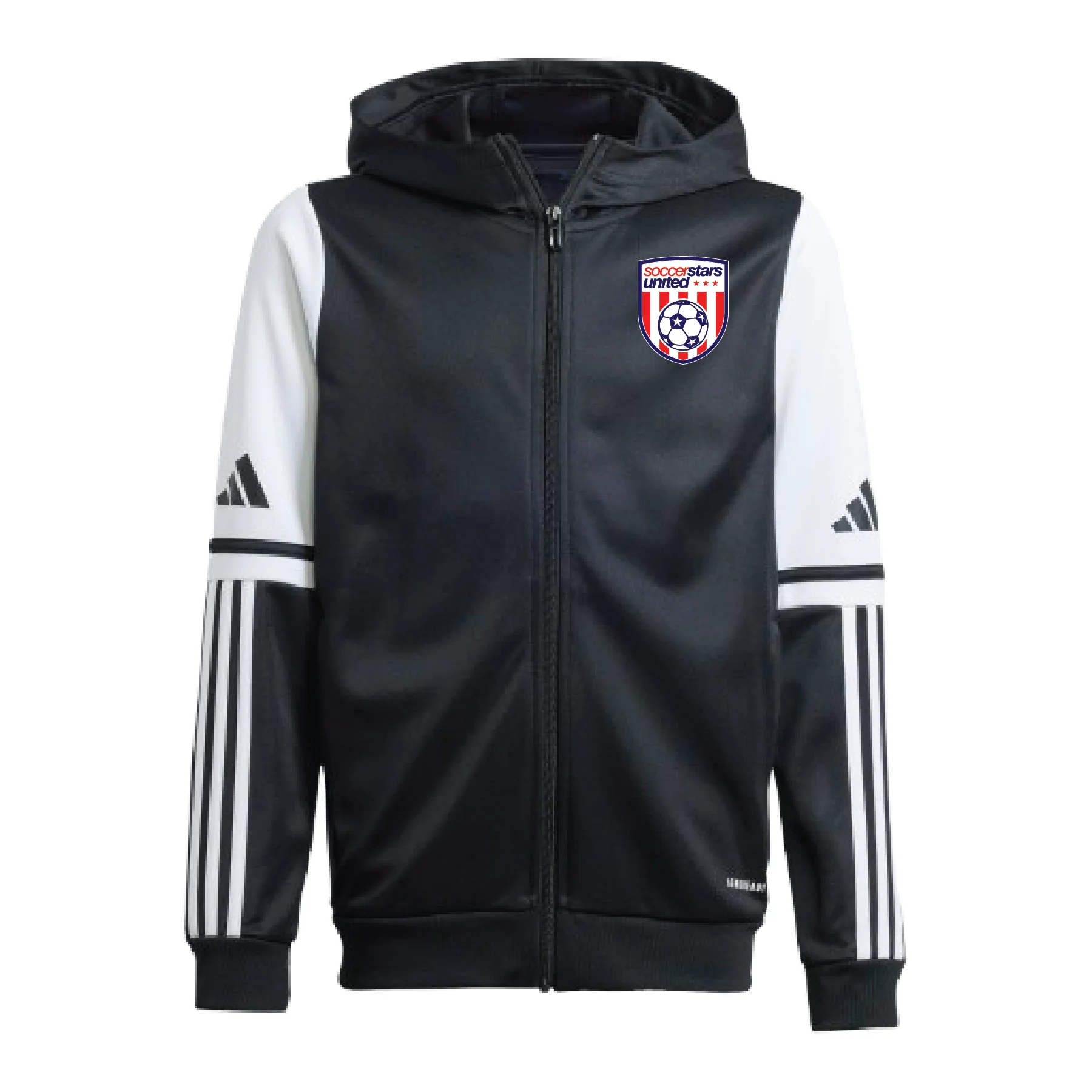 Soccer Stars United New York adidas Squadra 25 Zip Hoodie Black