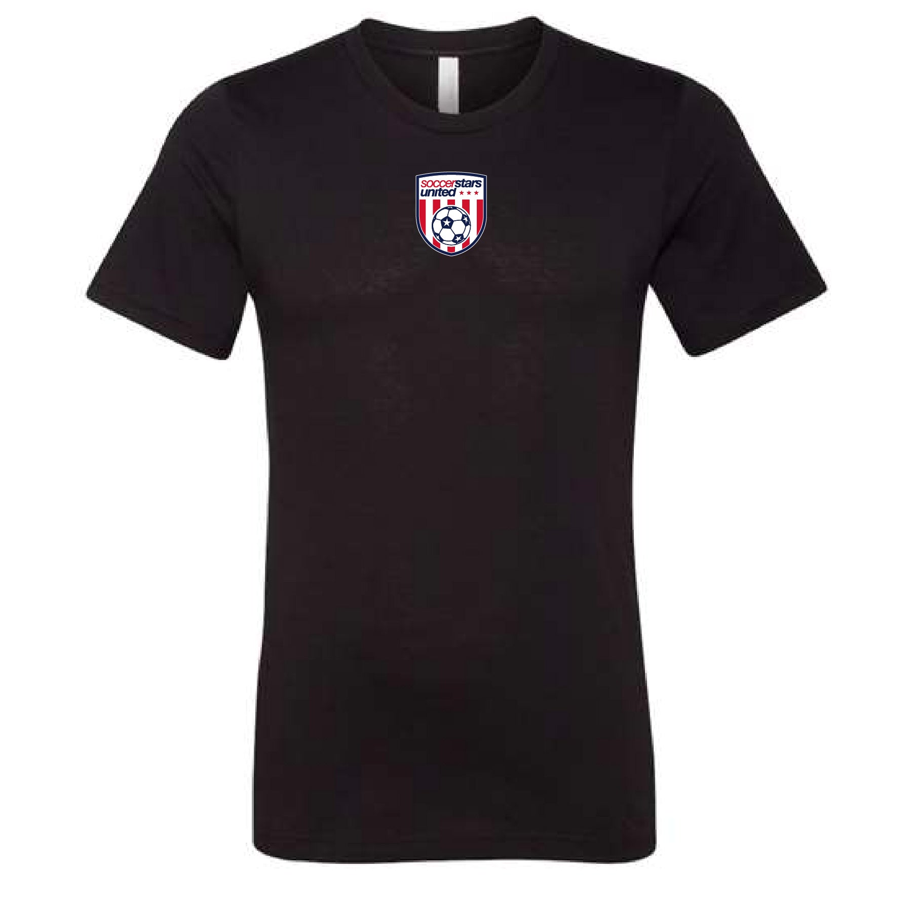 Soccer Stars United Wichita Crest Short Sleeve Triblend Black T-Shirt - Youth/Men's/Women's